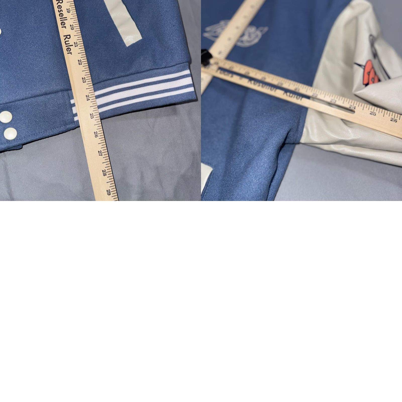 Vintage VAMTAC Varsity Jacket Mens M Blue White Heart Graphic 1965 Snap Button Jacket Size US M / EU 48-50 / 2 - 8 Thumbnail