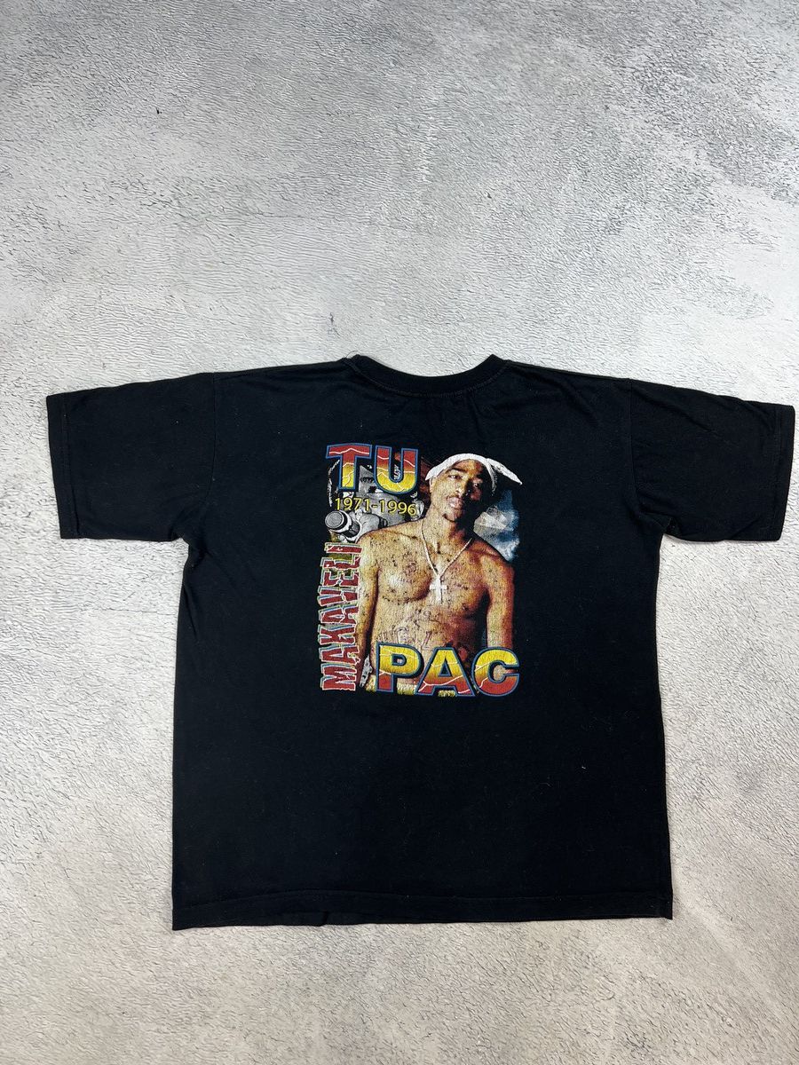 Rap Tees × Vintage Vintage 90s TUPAC MEMORIAL TEE 1996 RAP DEAD BOX TSHIRT Size US L / EU 52-54 / 3 - 1 Thumbnail