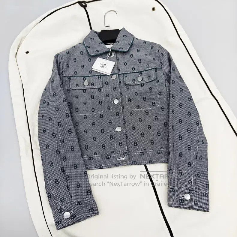 Hermes Hermes Pig nose denim jacket Size XXS / US 00 / IT 34 - 1 Thumbnail