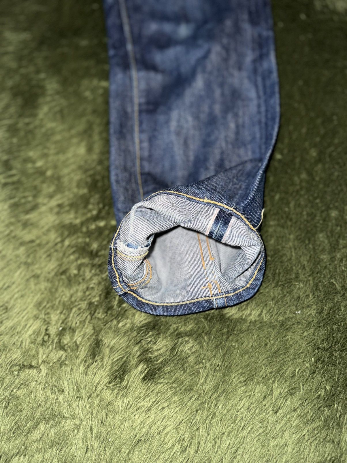 MasterPiece Masterpiece Made in Japan Button-Fly Selvedge Denim Pants Size US 27 - 7 Thumbnail