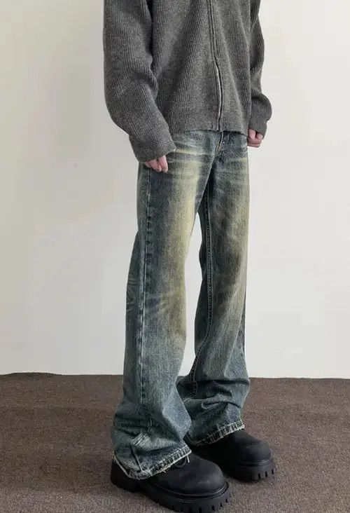 VIBE Vintage Wash Blue Jeans Size US 30 / EU 46 - 4 Thumbnail
