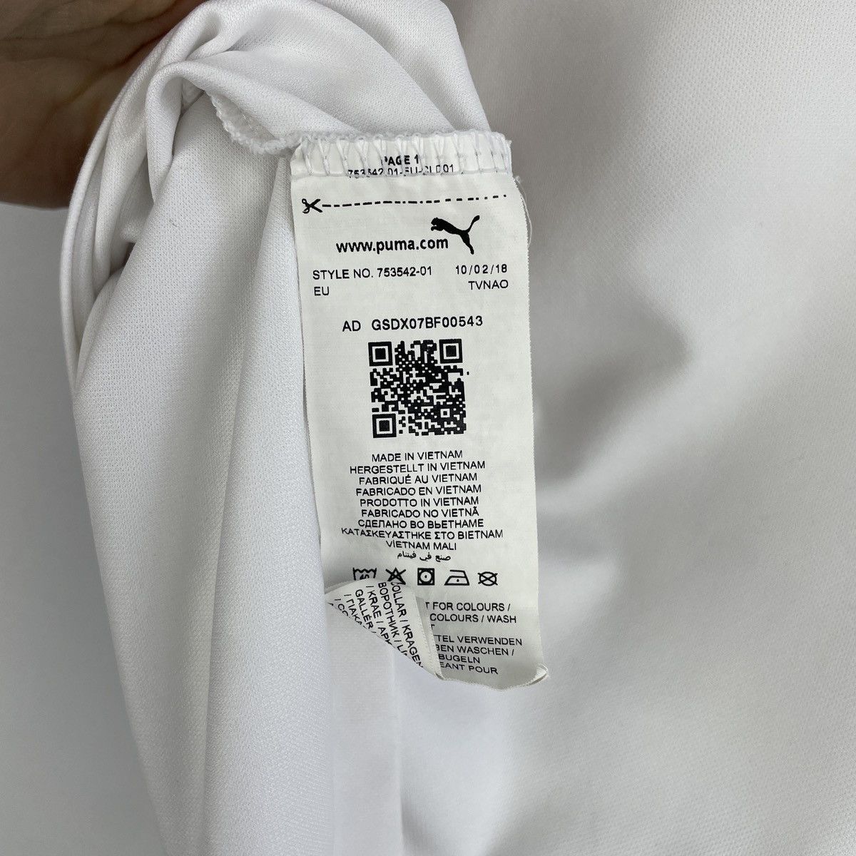 Puma Olympique Marseille Puma Home Jersey Shirt 2018/2019 Size US S / EU 44-46 / 1 - 9 Thumbnail
