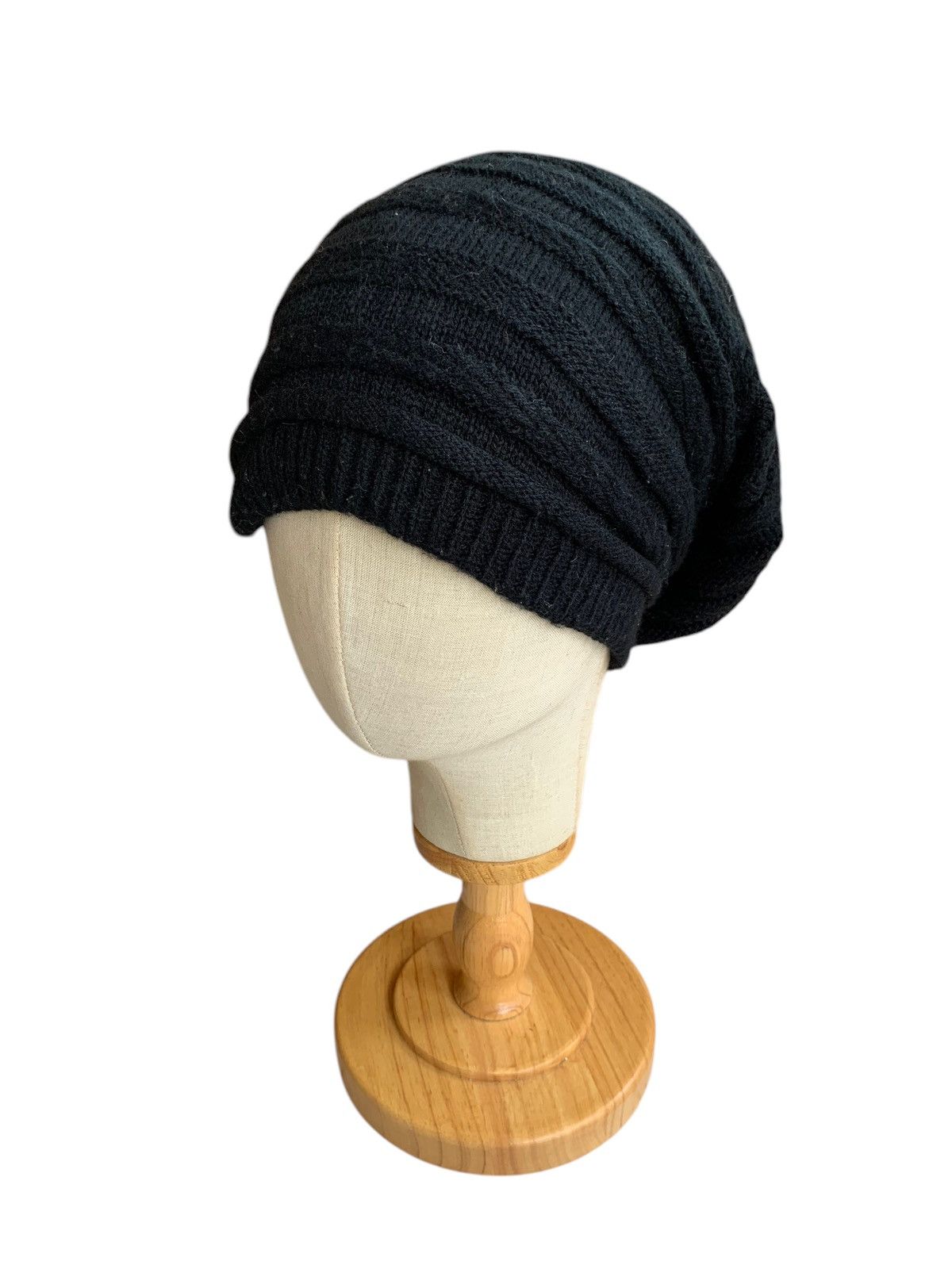 If Six Was Nine × Japanese Brand Knitted Soucy Hippies style Rare Hairy Long Beanie Hats Size ONE SIZE - 4 Thumbnail