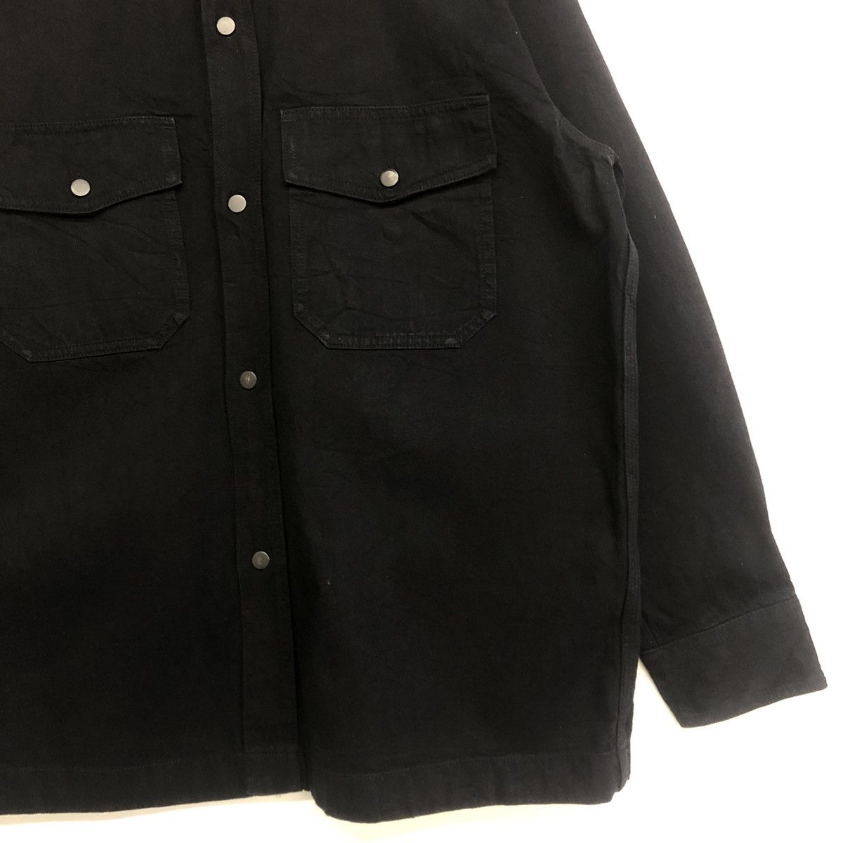 Lemaire × Uniqlo Uniqlo X Christophe Lemaire Oversize Denim Button Jacket Size US XL / EU 56 / 4 - 6 Thumbnail