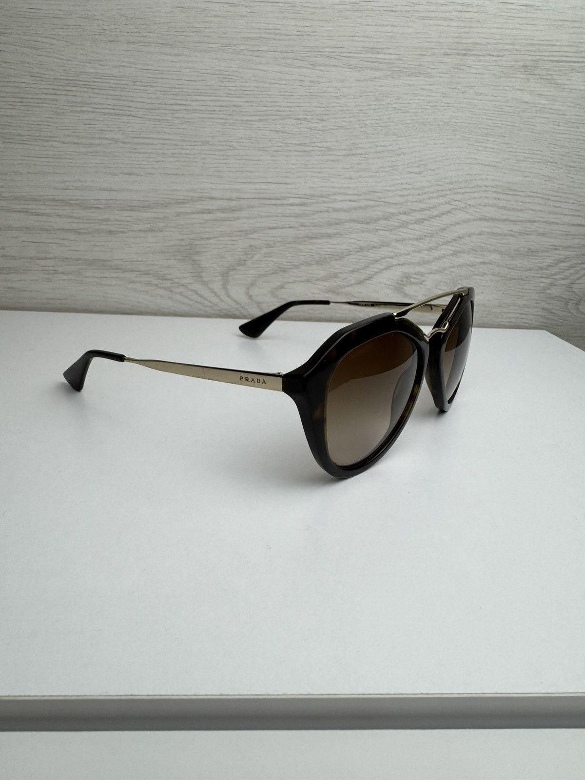 Prada Prada Sunglasses SPR 12Q Tortoiseshell Vintage Size ONE SIZE - 4 Thumbnail