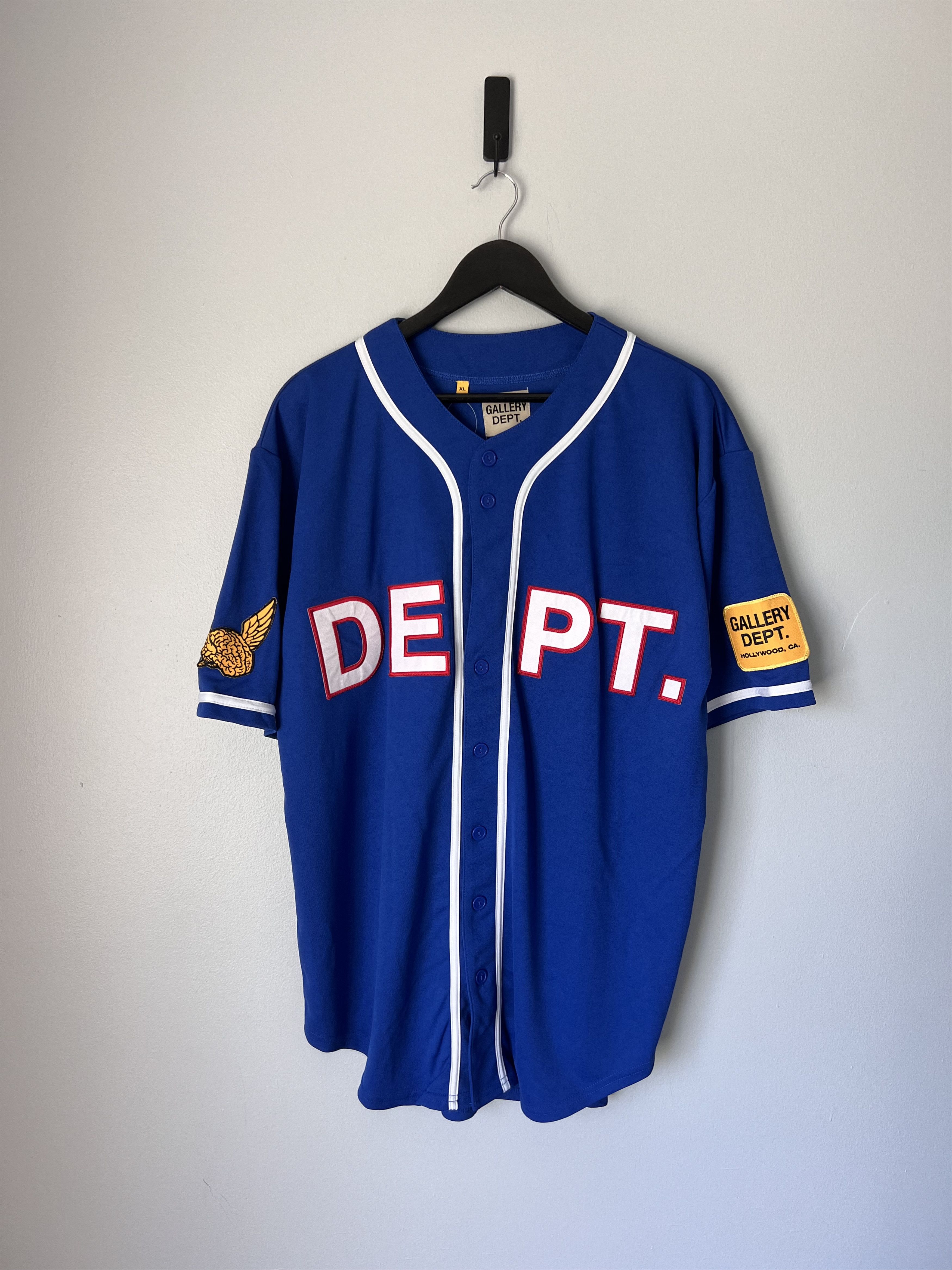 Gallery Dept. Gallery Dept. Echo Park Baseball Jersey in Navy Blue Size US XL / EU 56 / 4 - 1 Thumbnail