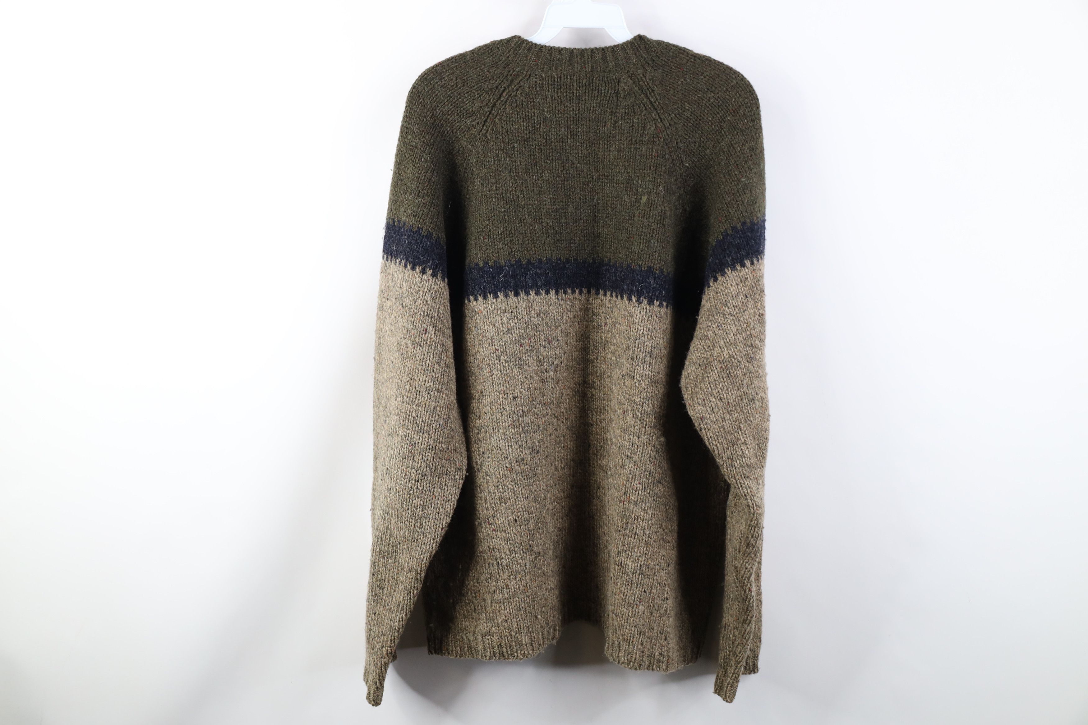 Abercrombie & Fitch Vintage 90s Abercrombie & Fitch V-Neck Sweater Earth Tone Size US XL / EU 56 / 4 - 7 Thumbnail