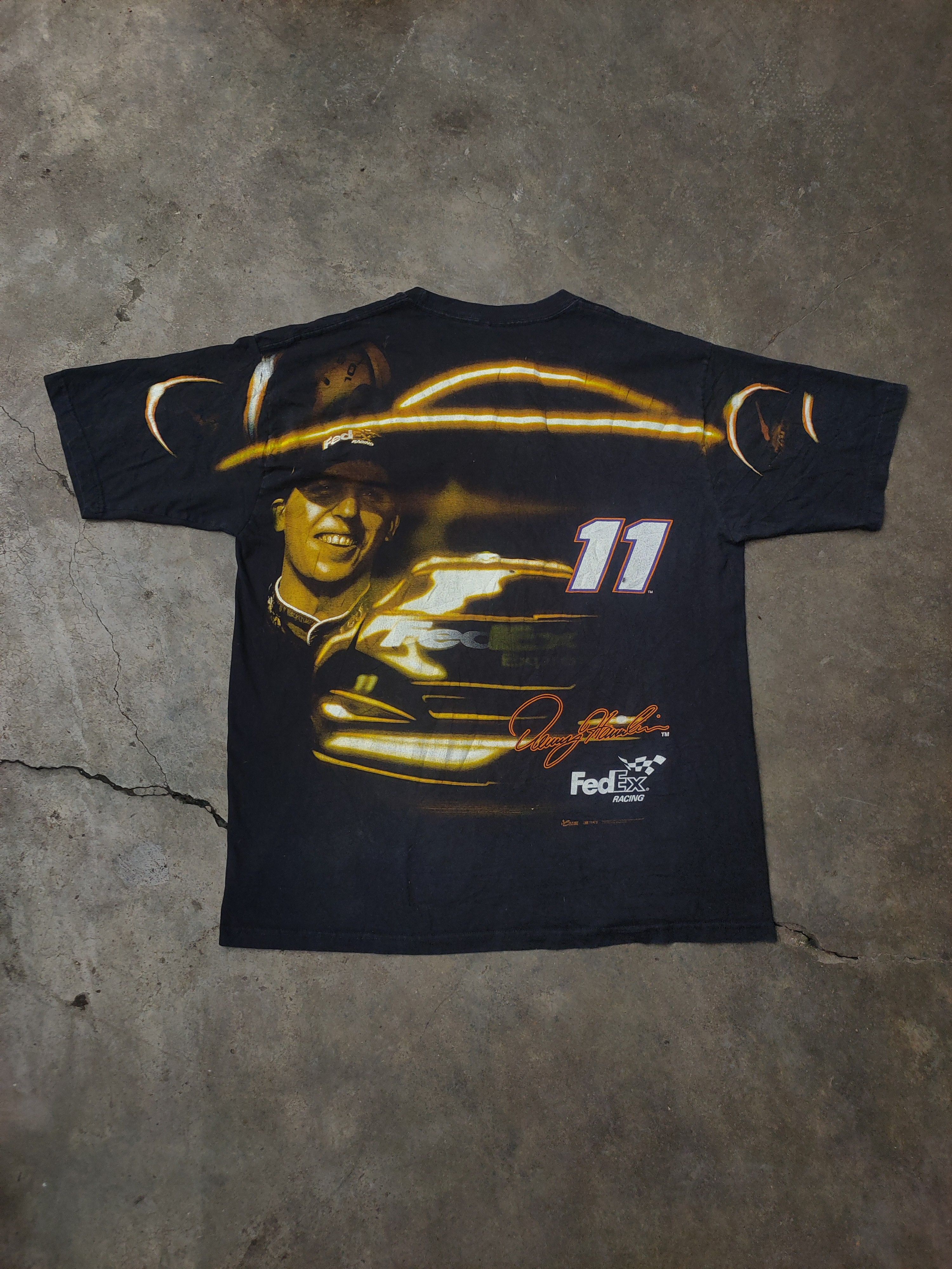 Chase Authentics denny hamlin nascar vintage shirt 2000s Size US XL / EU 56 / 4 - 2 Thumbnail