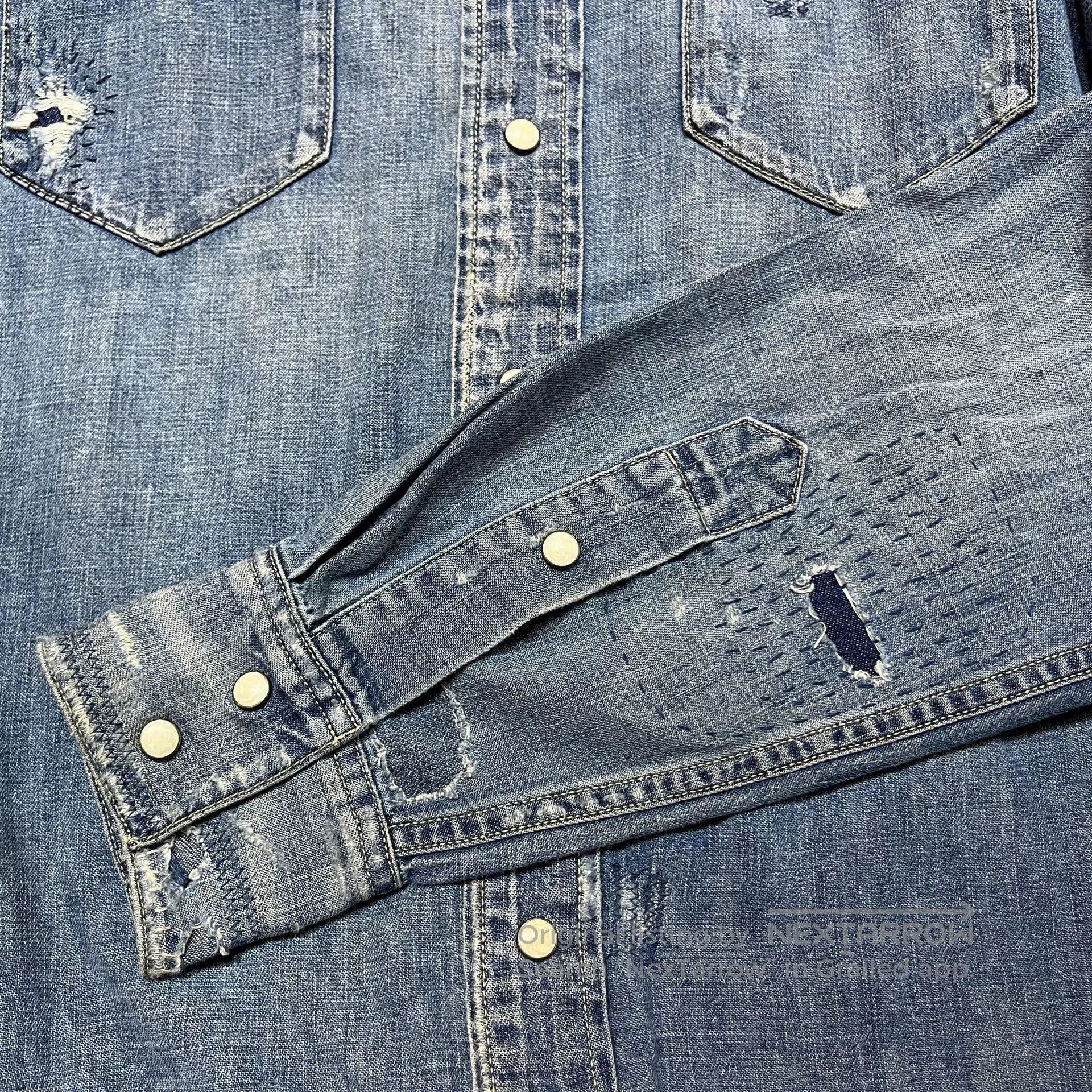 RRL Ralph Lauren Ralph Lauren RRL Distressed Cowboy Shirt. Size US M / EU 48-50 / 2 - 6 Thumbnail