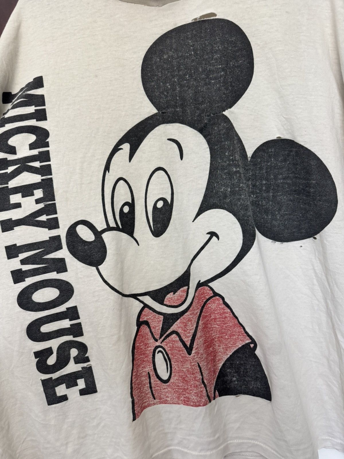 Mickey Mouse Vintage 90s Mickey Mouse Oversize Distressed Faded Disney Size US XL / EU 56 / 4 - 5 Thumbnail