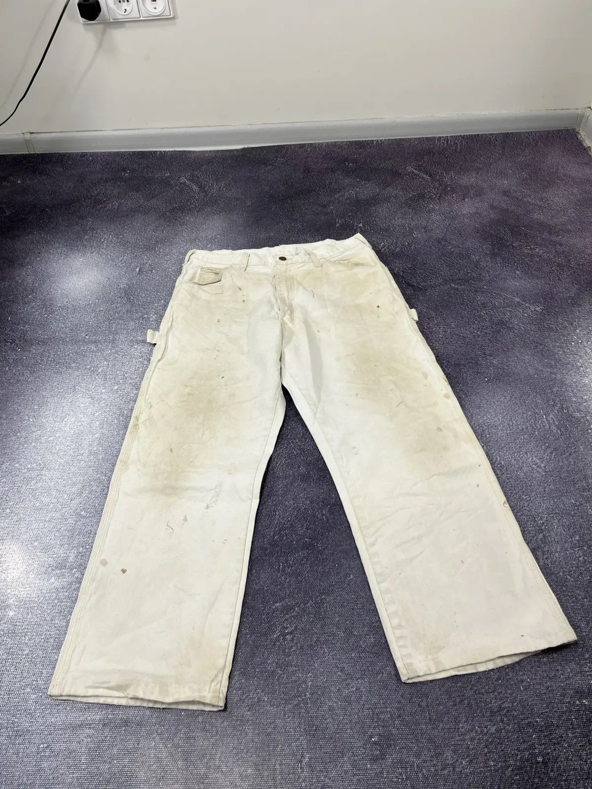 Dickies × Vintage Vintage Dickies Distressed Y2K Work USA Hype Baggy Pants Size US 33 - 9 Thumbnail