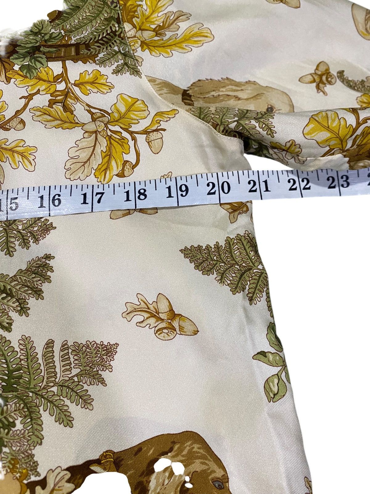 Loewe Loewe Vintage Silk Shirt All Over Print Luxury Designer Rare Size US L / EU 52-54 / 3 - 6 Thumbnail