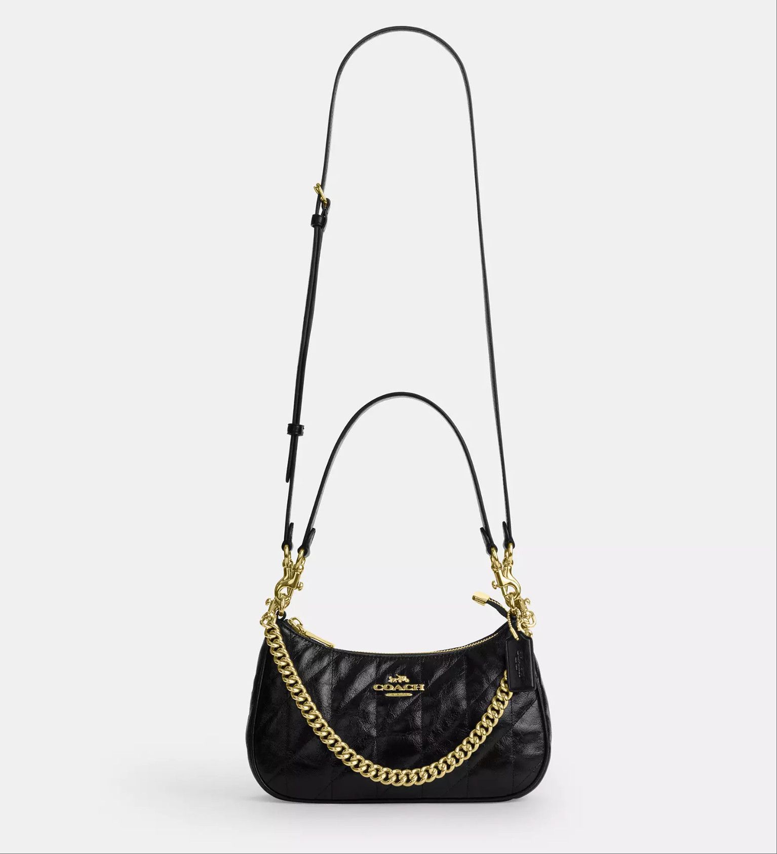 Coach NWT Coach Teri Shoulder Bag With Quilting CDY83 Size ONE SIZE - 16 Thumbnail