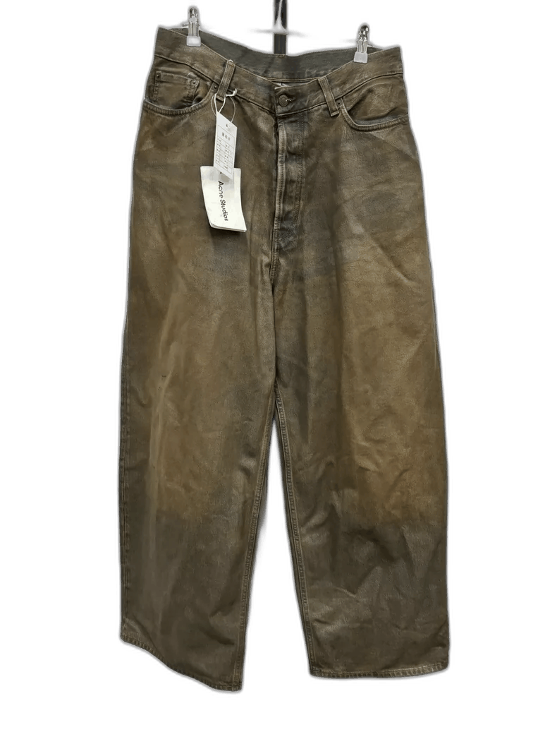 Acne Studios Acne Studios Baggy Denim Pants with Graphic Design Size US 29 - 1 Thumbnail
