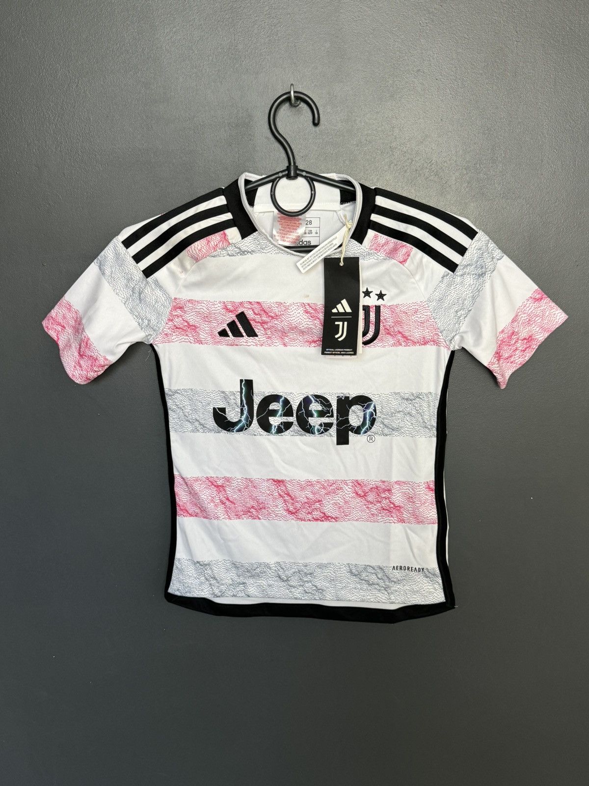 Adidas KIDS New Juventus 23/24 Away Football Jersey T-Shirt Size US XS / EU 42 / 0 - 1 Thumbnail