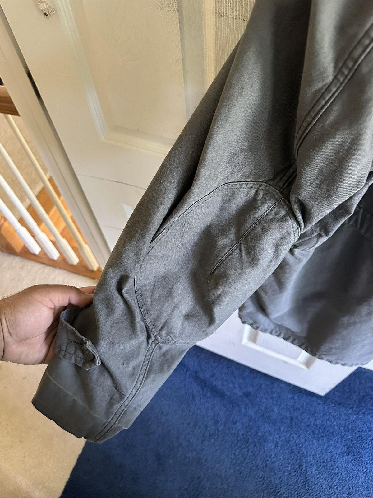 Vintage 80s Military Blank Parka Size US XL / EU 56 / 4 - 4 Thumbnail