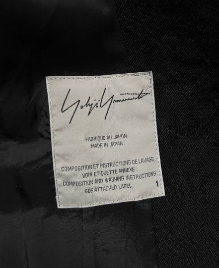Yohji Yamamoto 2004AW Asymmetrical Stand Collar Jacket Size L / US 10 / IT 46 - 8 Thumbnail