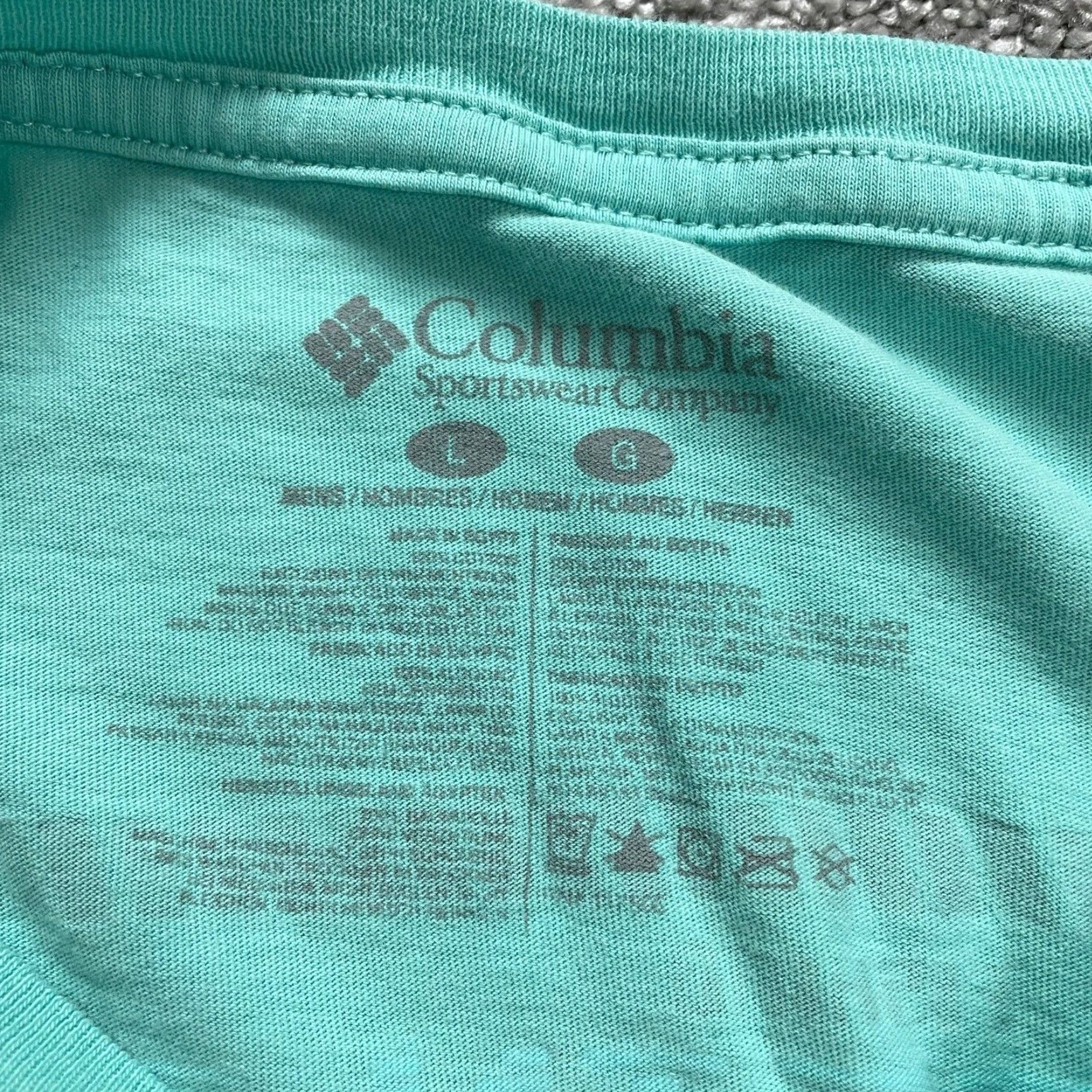 Vintage Columbia PFG Graphic T-Shirt Mens Large Green Crew Neck Short Sleeve Cotton Fish Outdoor Mens Size US L / EU 52-54 / 3 - 5 Thumbnail