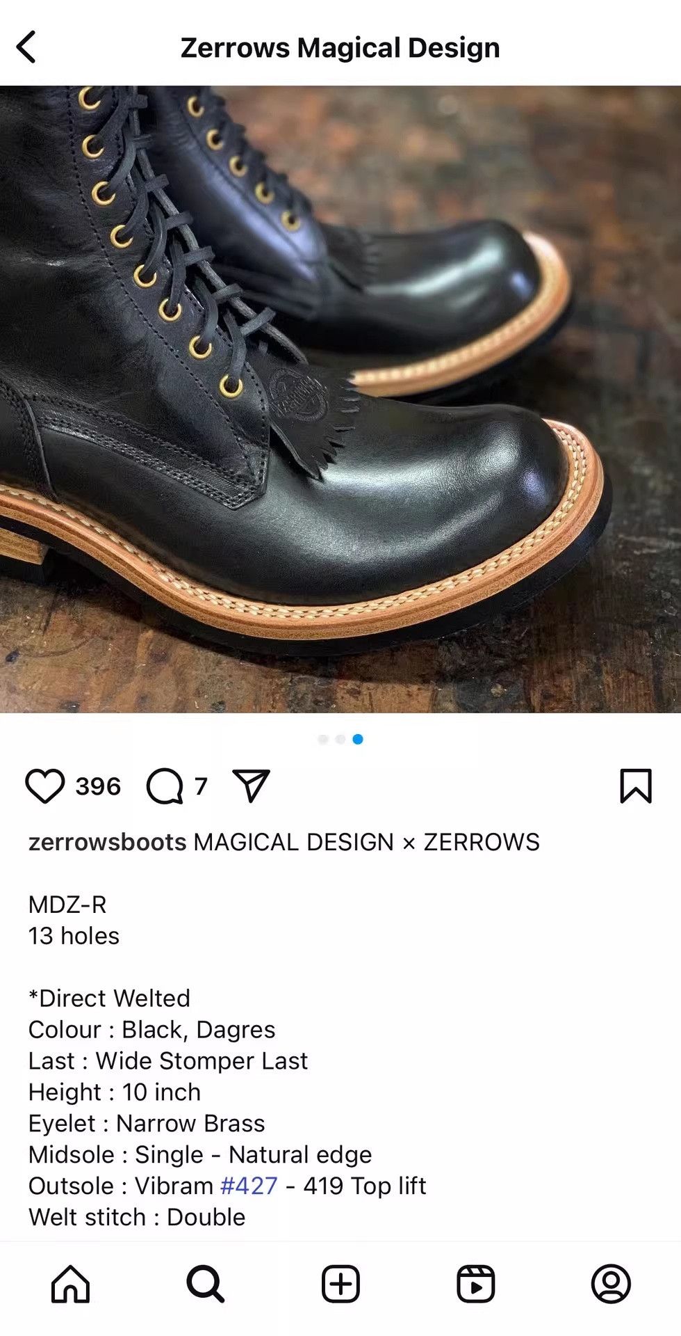 zerrows Zerrows x Magival 10" Direct Welted Boot Size US 8 / EU 41 - 8 Thumbnail