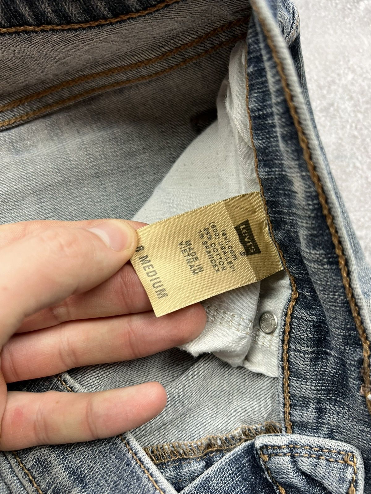 Levi's Vintage Levis Blue Denim Pants Jeans Flared Womens Size 27" / US 4 / IT 40 - 8 Thumbnail
