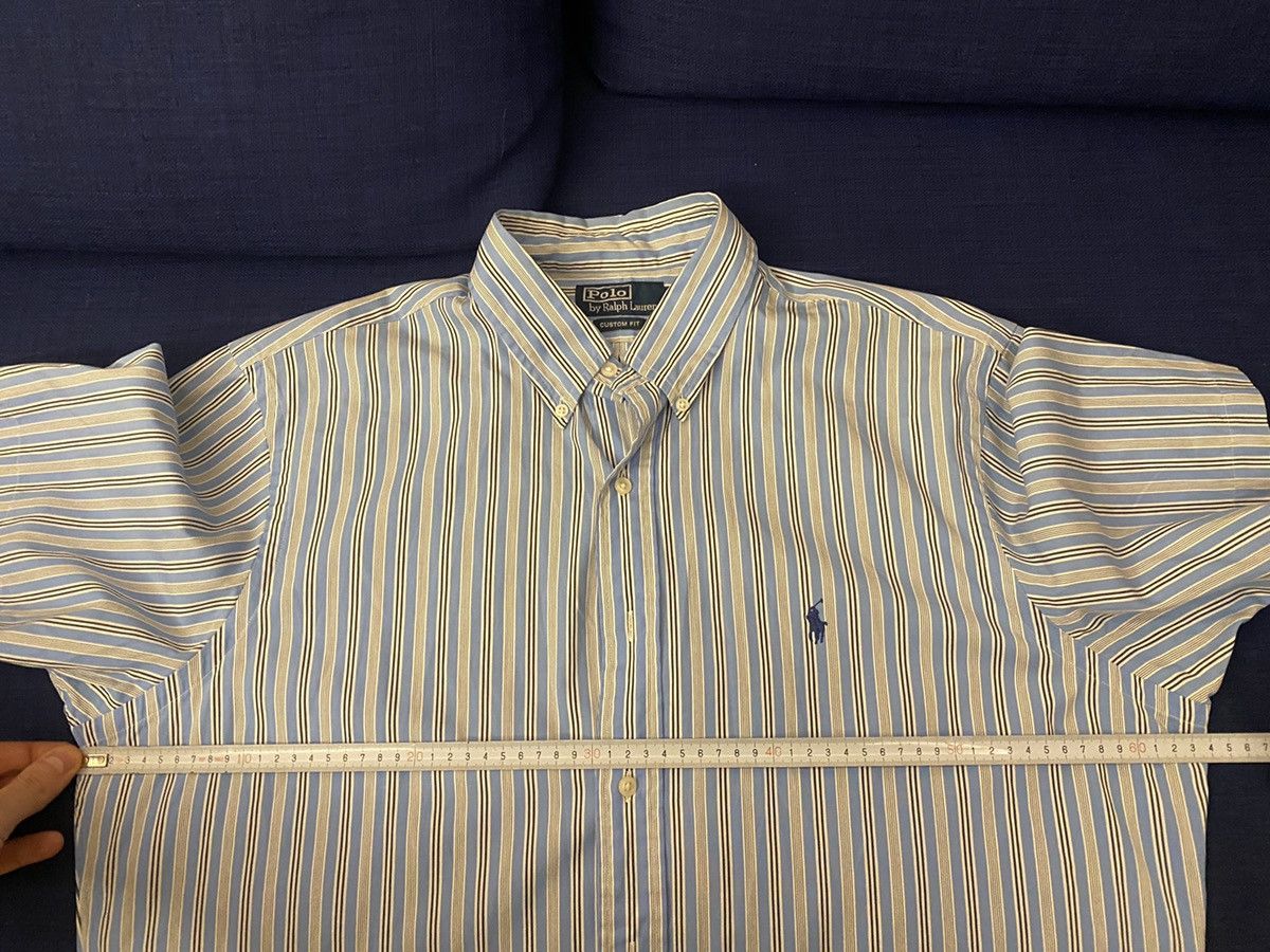 Ralph Lauren × Vintage Vintage Ralph lauren stripped shirt button up Size US XL / EU 56 / 4 - 6 Thumbnail