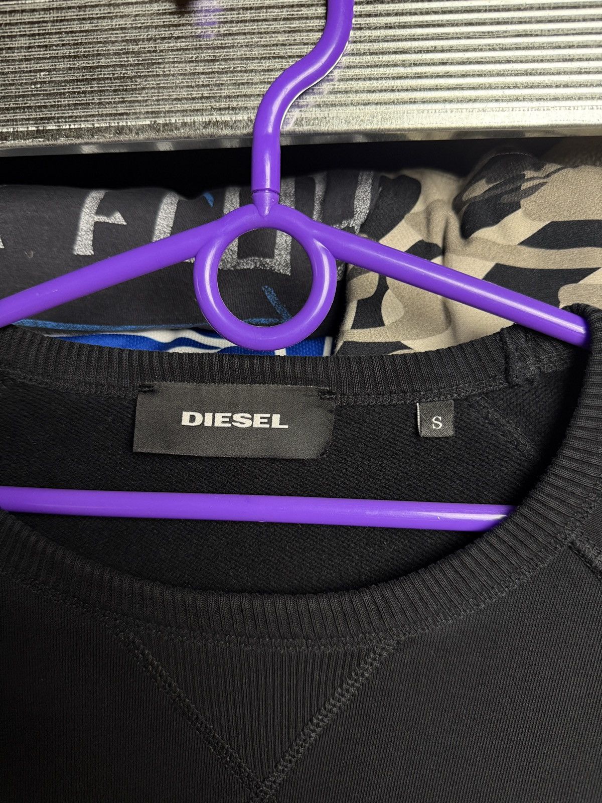 Diesel × Vintage Vintage Diesel Hoodie Big Logo Streetwear Y2K Size US M / EU 48-50 / 2 - 6 Thumbnail