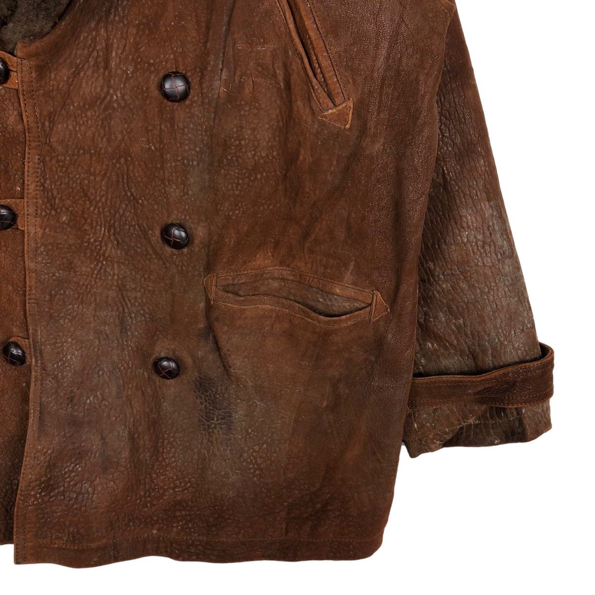 Japanese Brand Vtg Lamb Skin Leather Jacket Made in France Mitsumine Japan Size US L / EU 52-54 / 3 - 5 Thumbnail