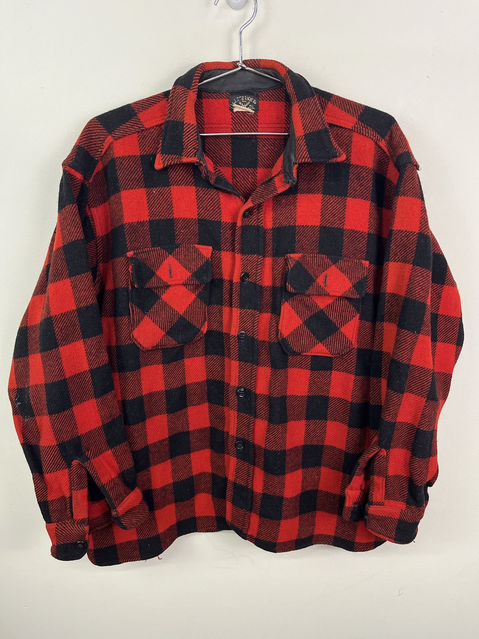 Filson × Flannel × Pendleton Vintage 60s Flannel Buffalo Plaid Wool Thick Flannel Size XL Size US XL / EU 56 / 4 - 1 Thumbnail