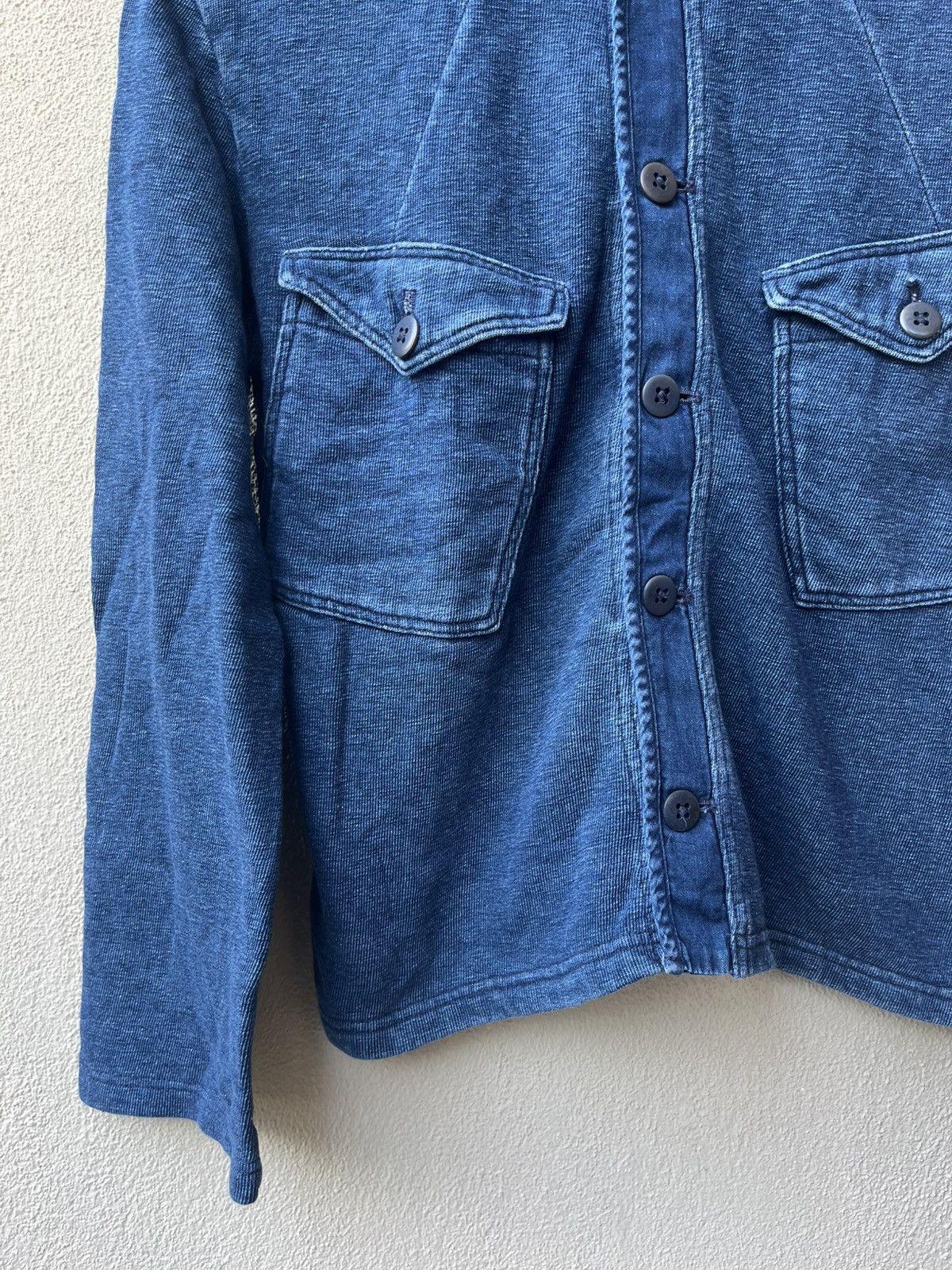 45rpm Double pocket Cotton jacket indigo dyed Size S / US 4 / IT 40 - 5 Thumbnail