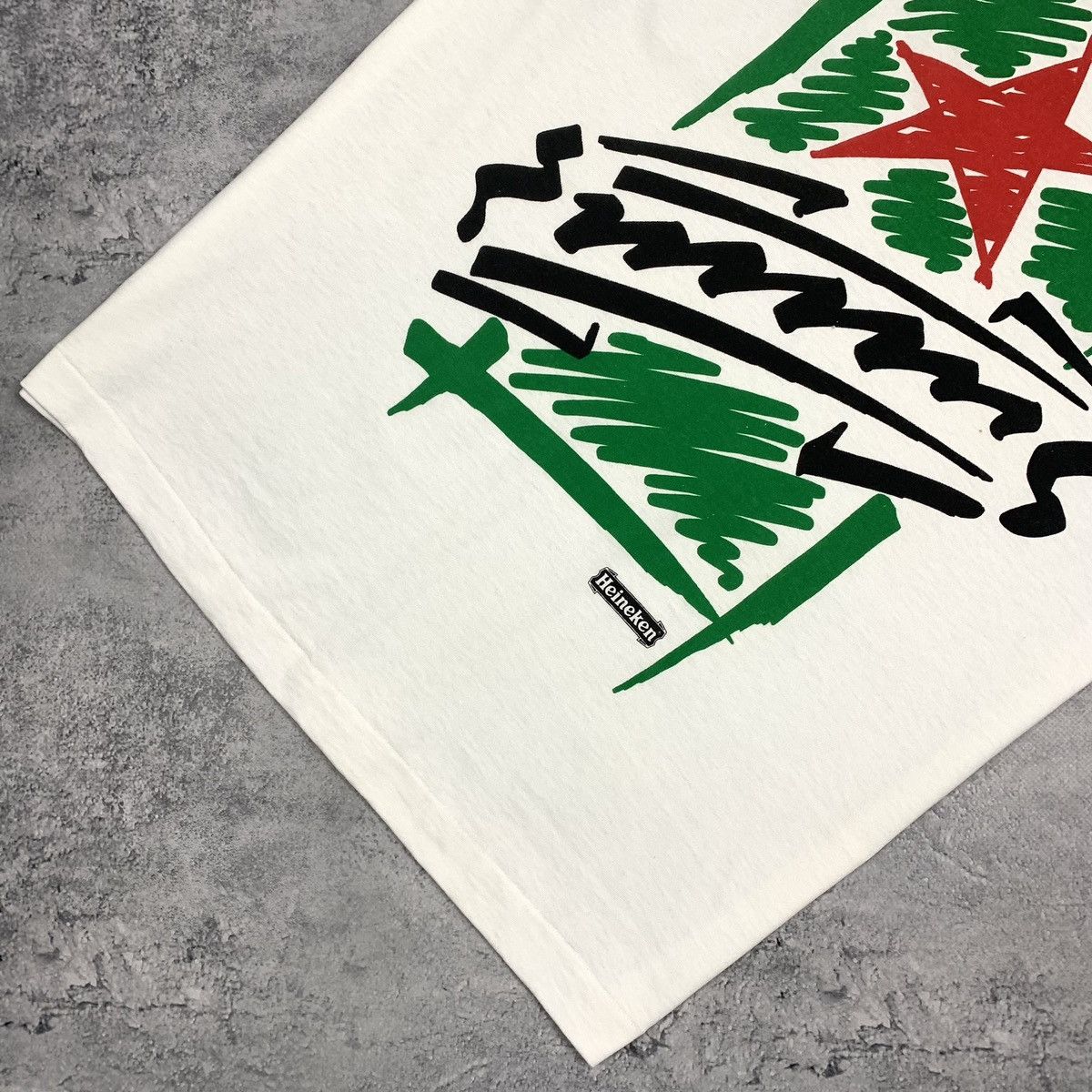 Vintage Vintage Heineken Beer Graphic Tee Single Stitch Size XL Size US XL / EU 56 / 4 - 3 Thumbnail