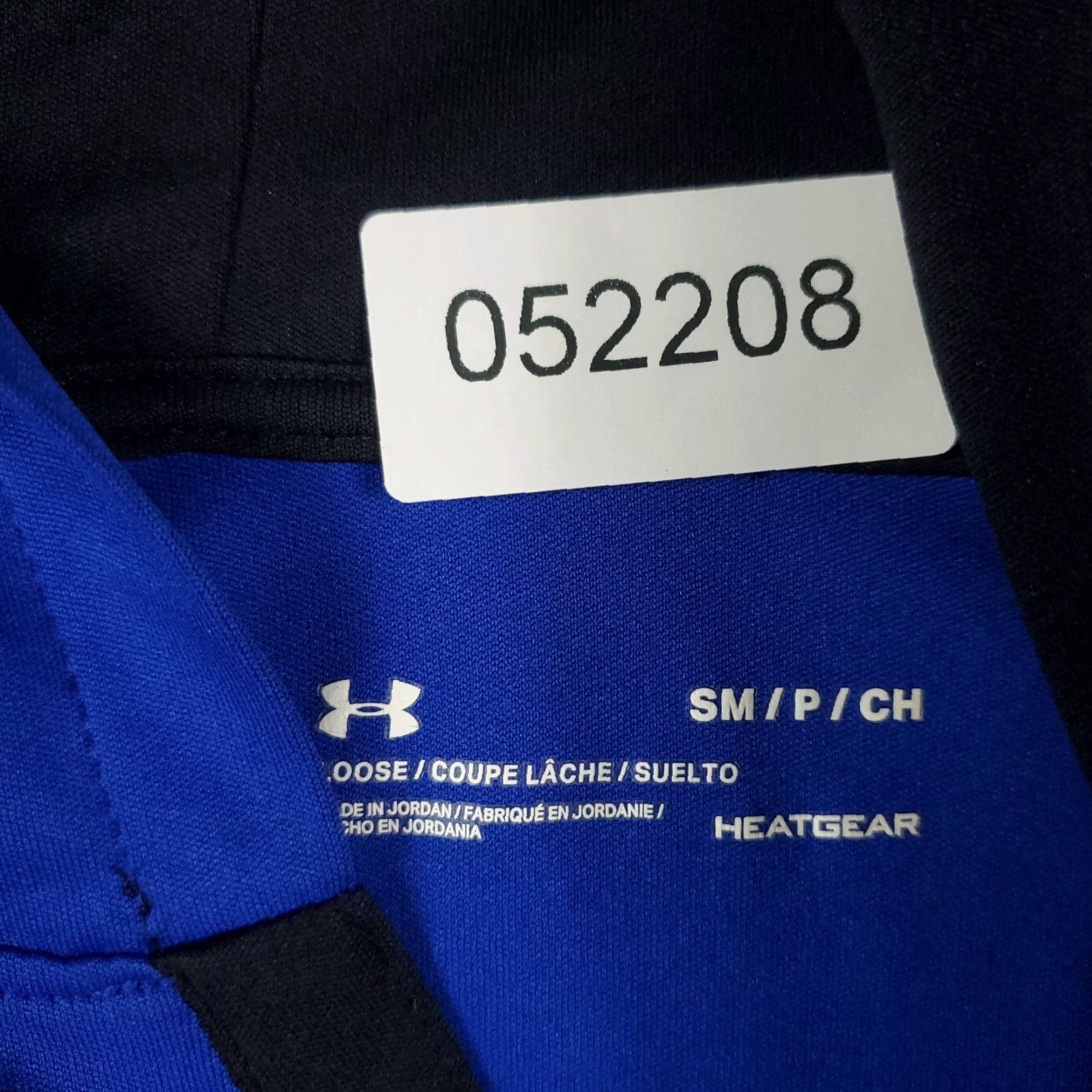 Under Armour Under Armour Shirt Mens Small Blue Pullover Hooded Sleeveless Mock Neck Activewear Casual Sports Size US S / EU 44-46 / 1 - 7 Thumbnail