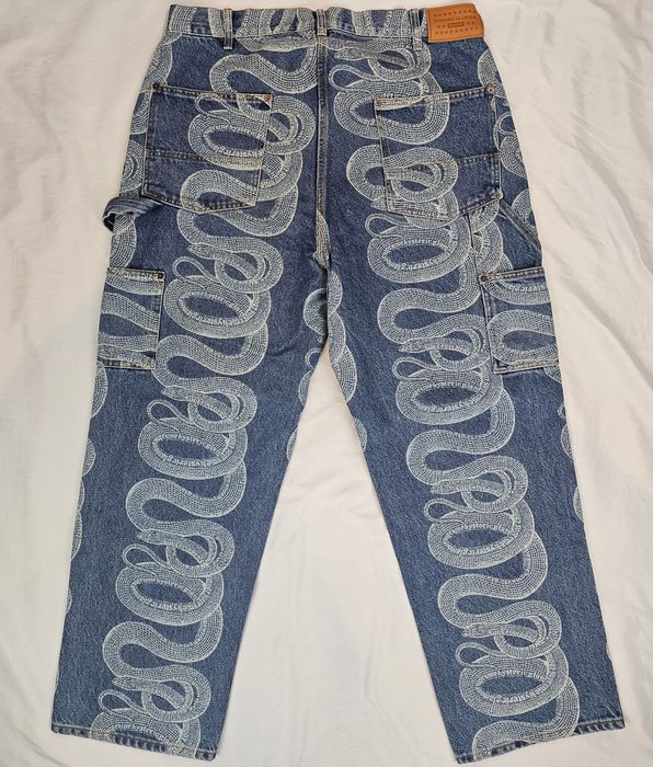 Supreme Supreme Hysteric Glamour Snake Double Knee Painter Pant