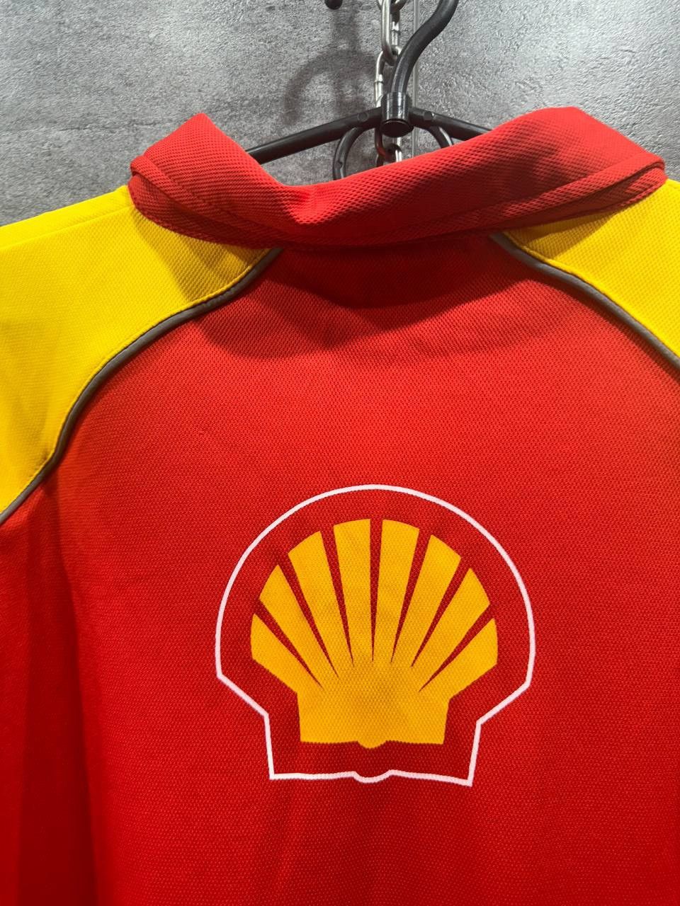 Ferrari Shell Ferrari Long Sleeve Polo Shirt Racing Global Fit F1 Size US L / EU 52-54 / 3 - 15 Thumbnail