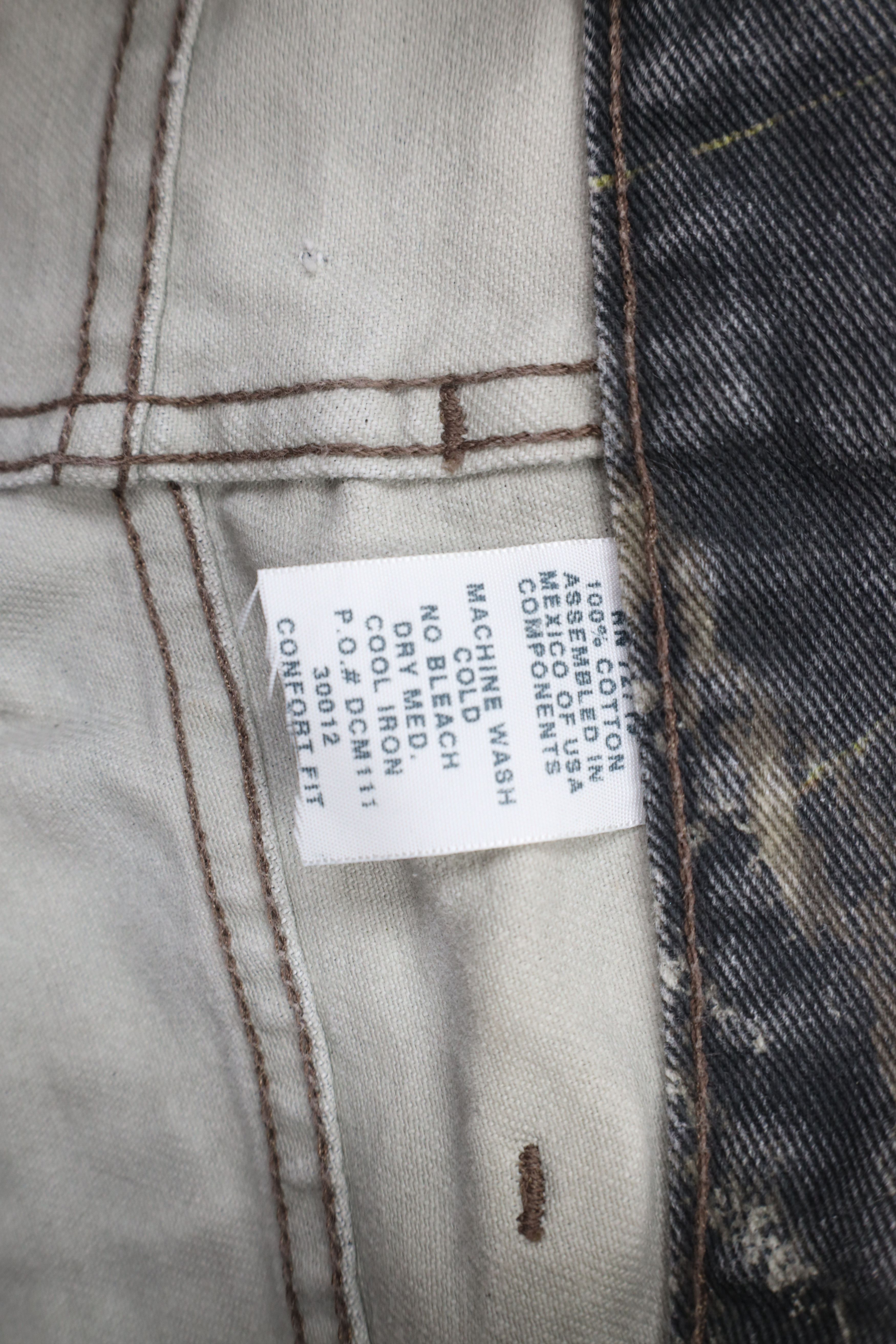 Vintage Vintage 90s Streetwear Camouflage Gusseted Denim Jeans Size US 32 / EU 48 - 7 Thumbnail