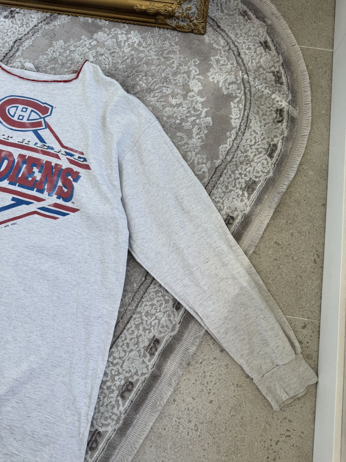 NHL 1992 Montreal Canadiens NHL Long Sleeve Bulletin Athletic Size US XL / EU 56 / 4 - 13 Thumbnail