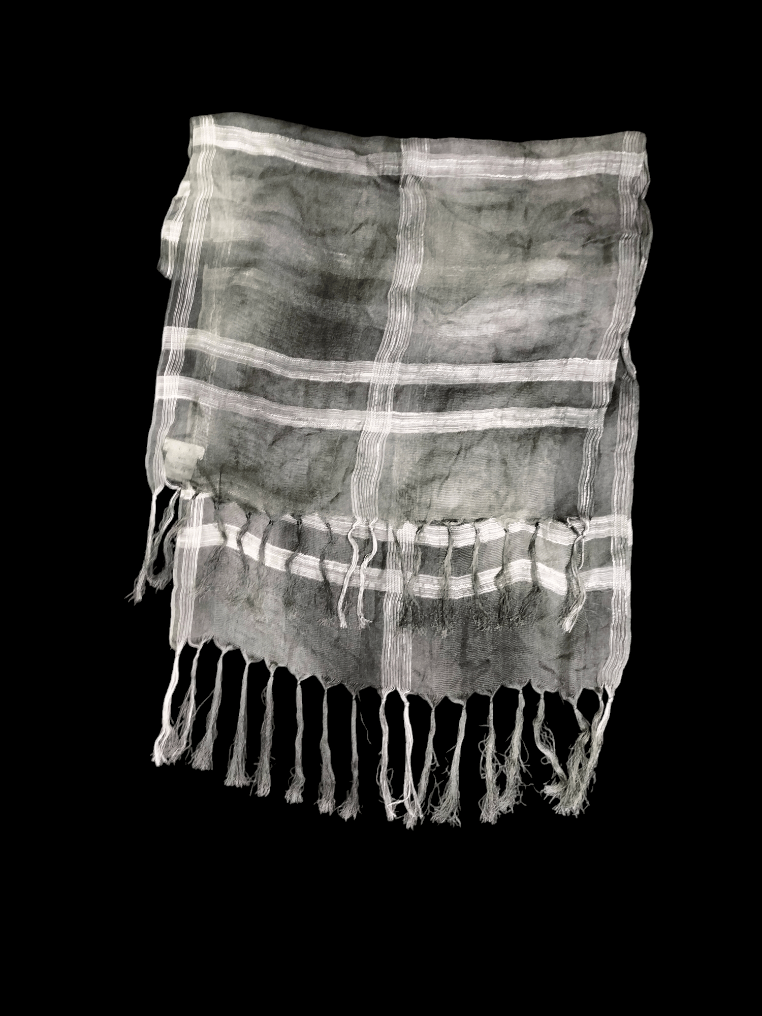 Issey Miyake Plantation rayon/silk scarf Size ONE SIZE - 3 Thumbnail