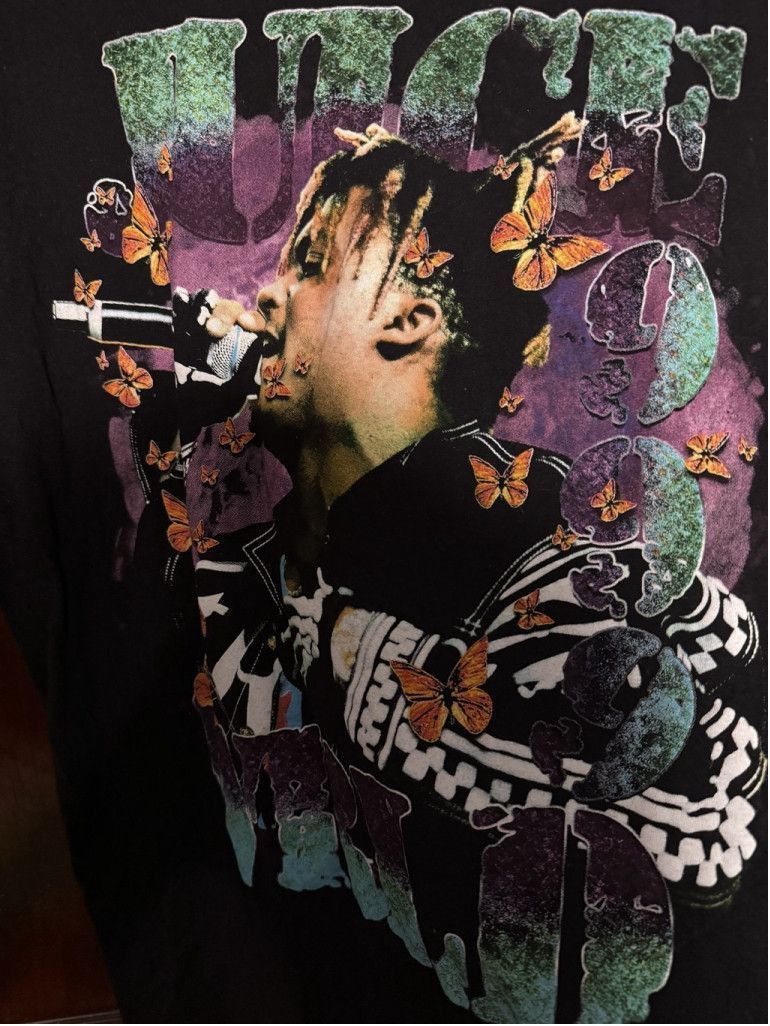 The Unbranded Brand Juice WRLD Hip-Hop Short Sleeve T-Shirt Black Men's sz L Size US L / EU 52-54 / 3 - 4 Thumbnail