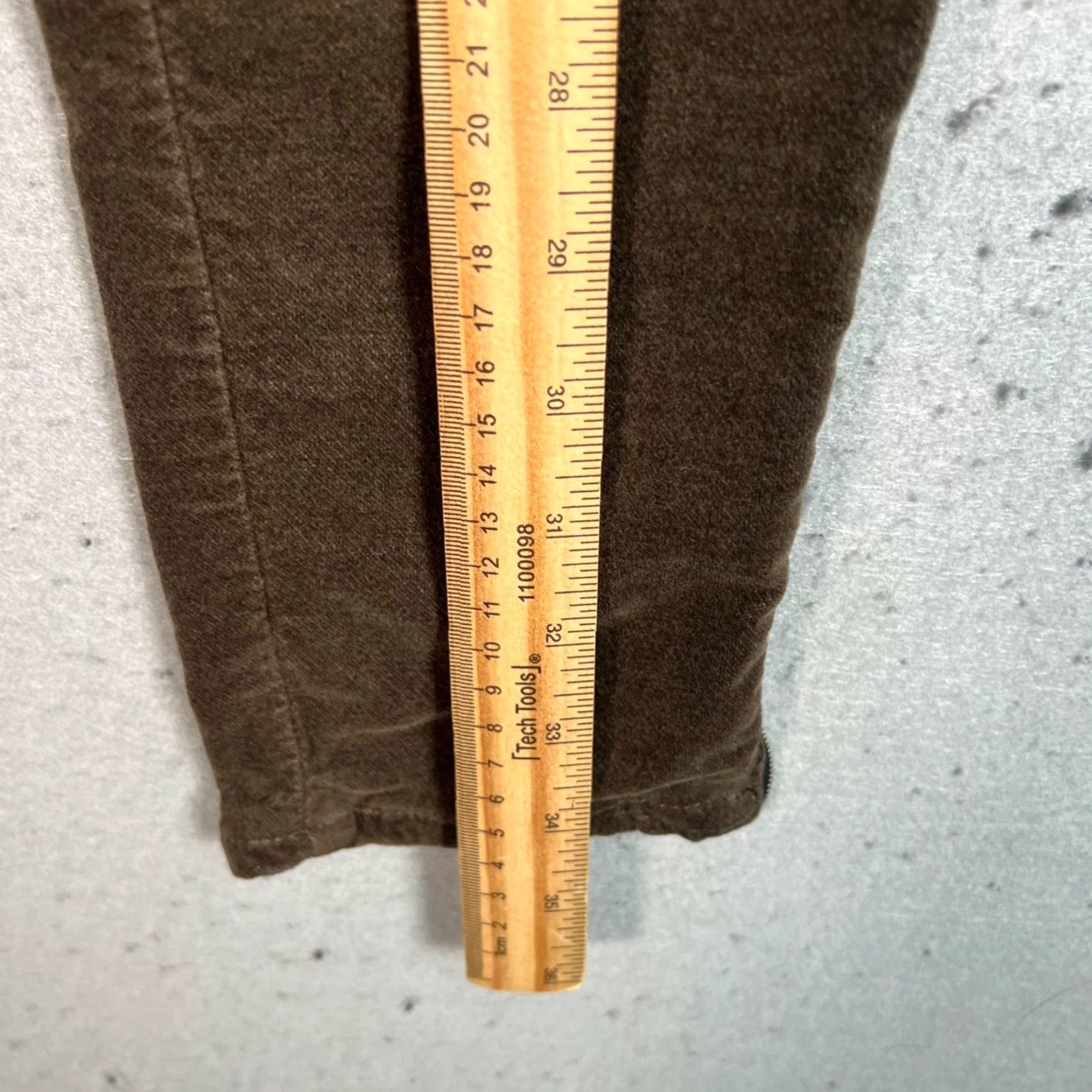 Rag & Bone Rag & Bone Pants 29 Brown 10-Inch Capri Skinny Corduroy Womens Size 29" - 7 Thumbnail