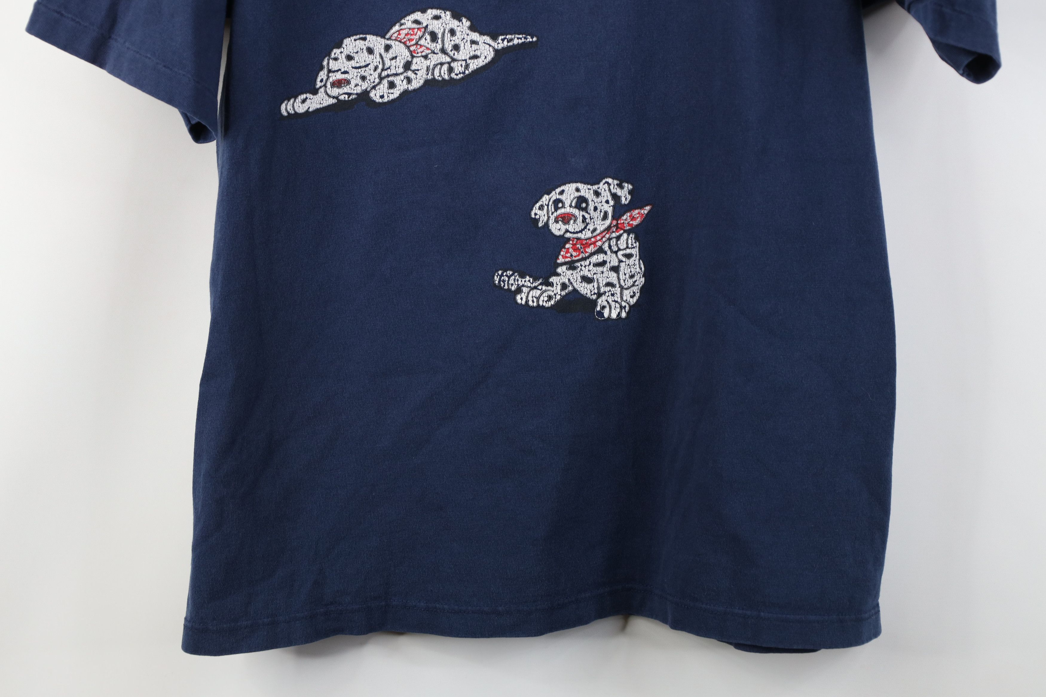 Vintage Vintage 90s Streetwear Dalmatian Dog Puppy T-Shirt Blue Size M / US 6-8 / IT 42-44 - 3 Thumbnail