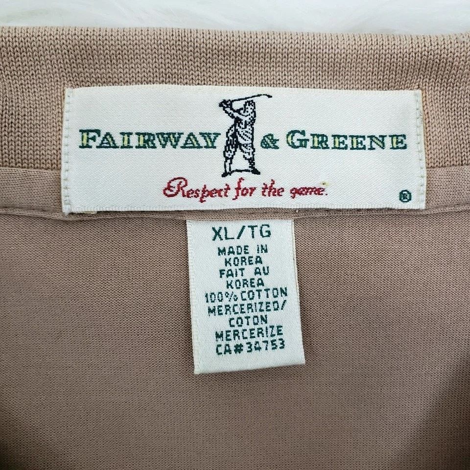 Other Fairway & Greene Golf Polo Shirt XL Mercerized Cotton Logo Size US XL / EU 56 / 4 - 8 Thumbnail