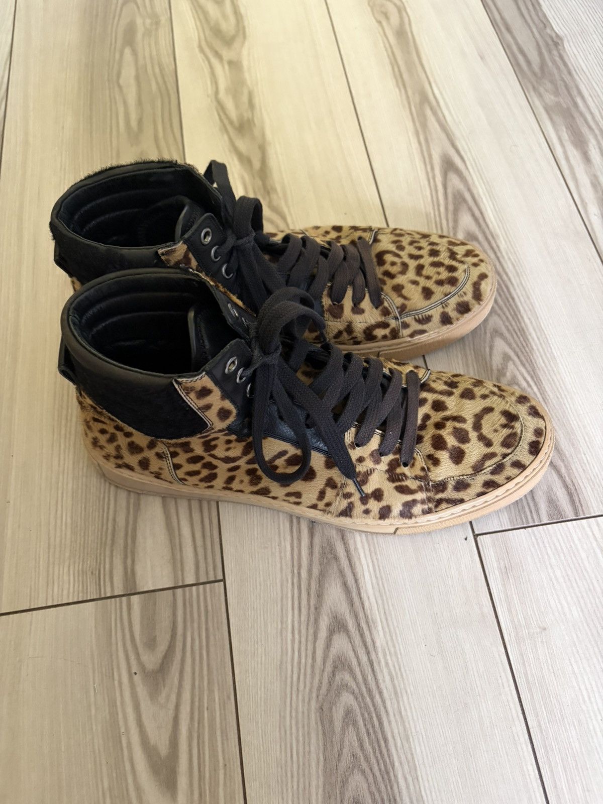 Yves Saint Laurent Saint Laurent ss2012 leopard sneakers Size US 9.5 / EU 42-43 - 4 Thumbnail