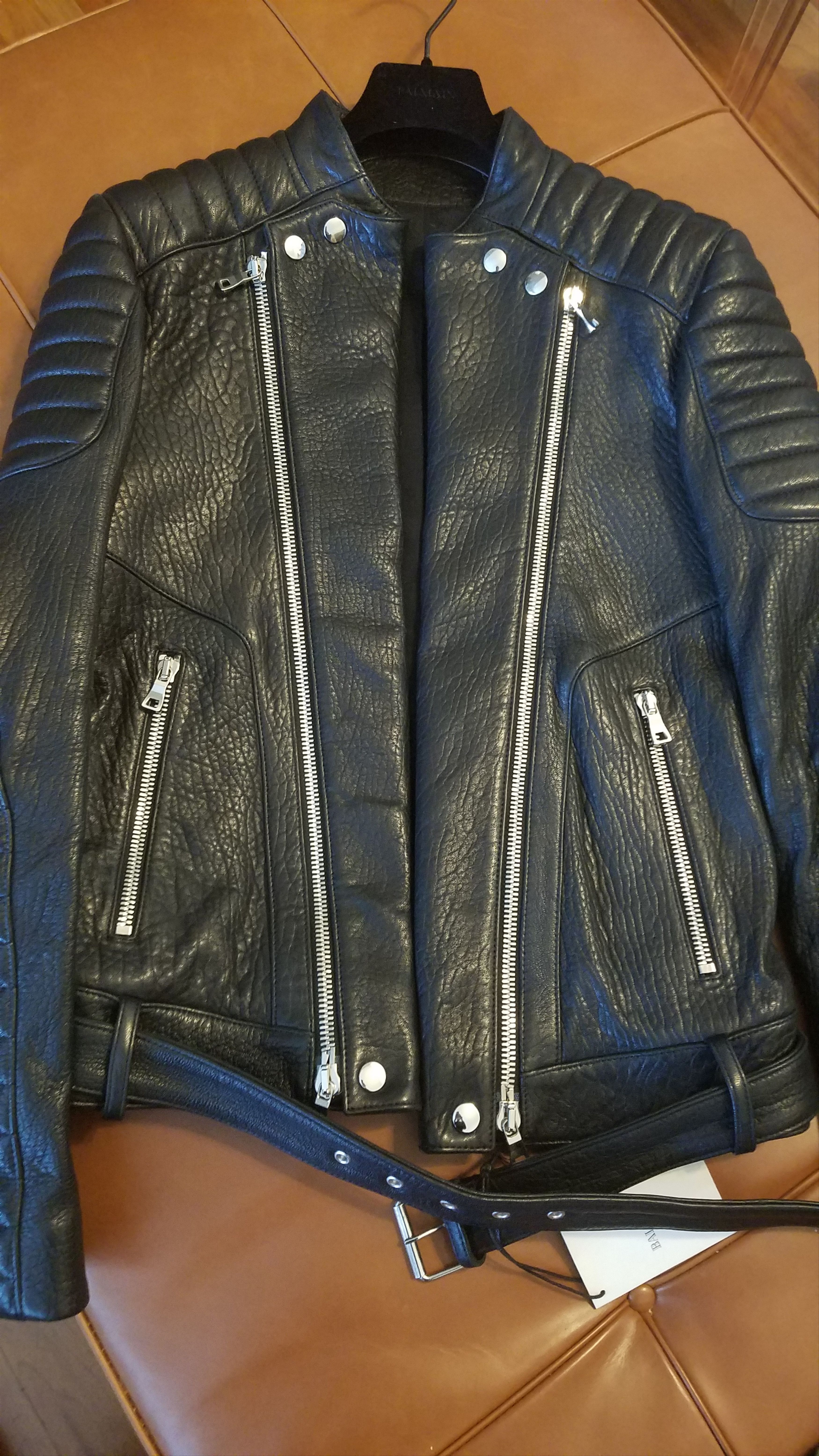 Balmain Brand New Balmain Leather Jacket Size US S / EU 44-46 / 1 - 5 Thumbnail