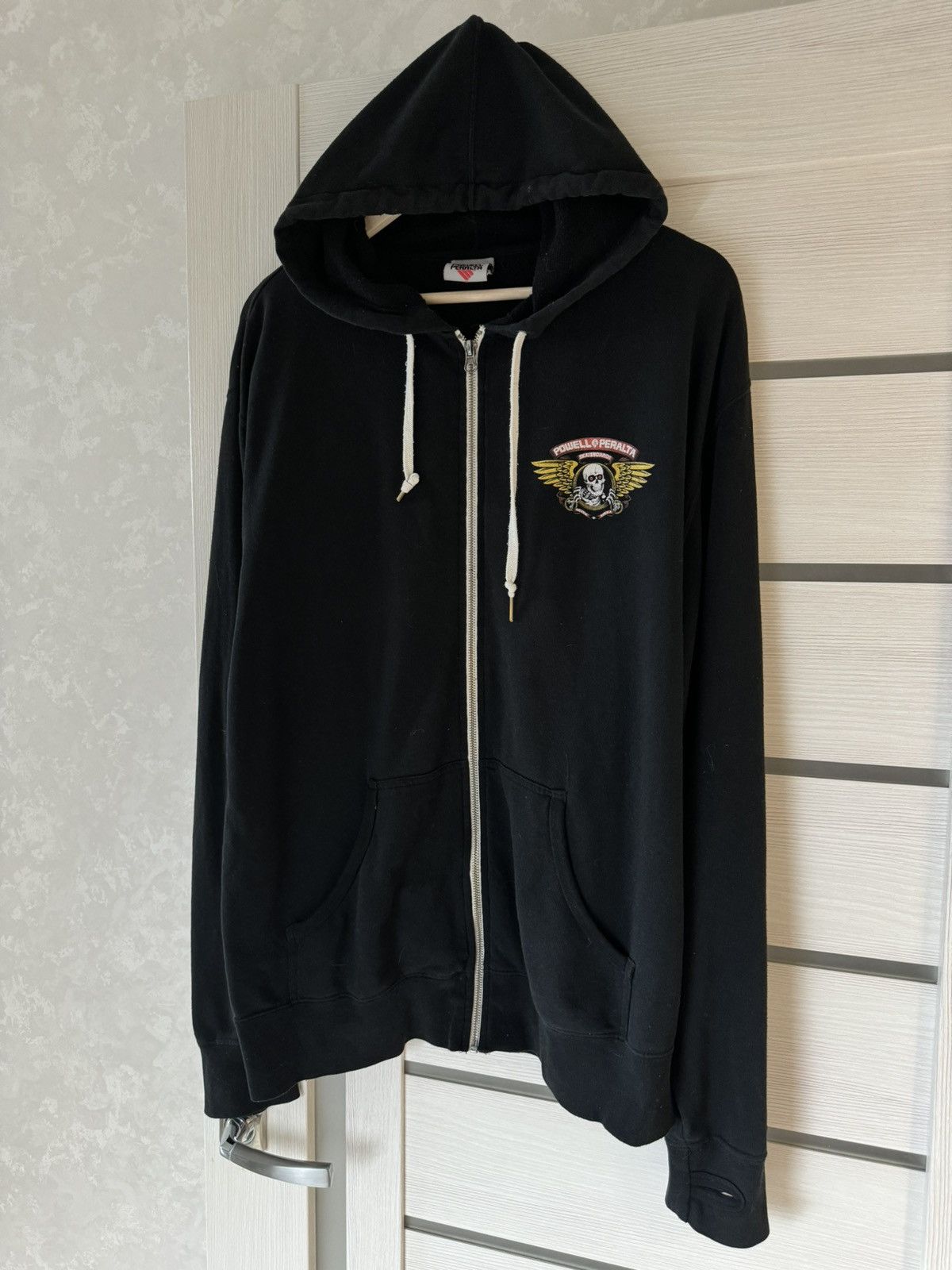 Powell Peralta × Stussy × Thrasher Powel Peralta Vintage Rare Logo Zip Hoodie Size US XL / EU 56 / 4 - 5 Thumbnail