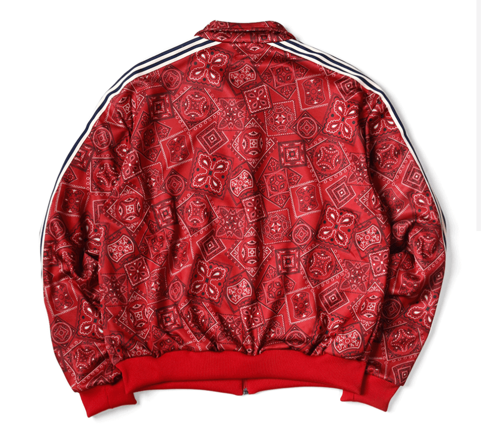 Kapital Smooth Jersey COOKIE Bandana Pattern Track JKT Red Size US M / EU 48-50 / 2 - 2 Thumbnail