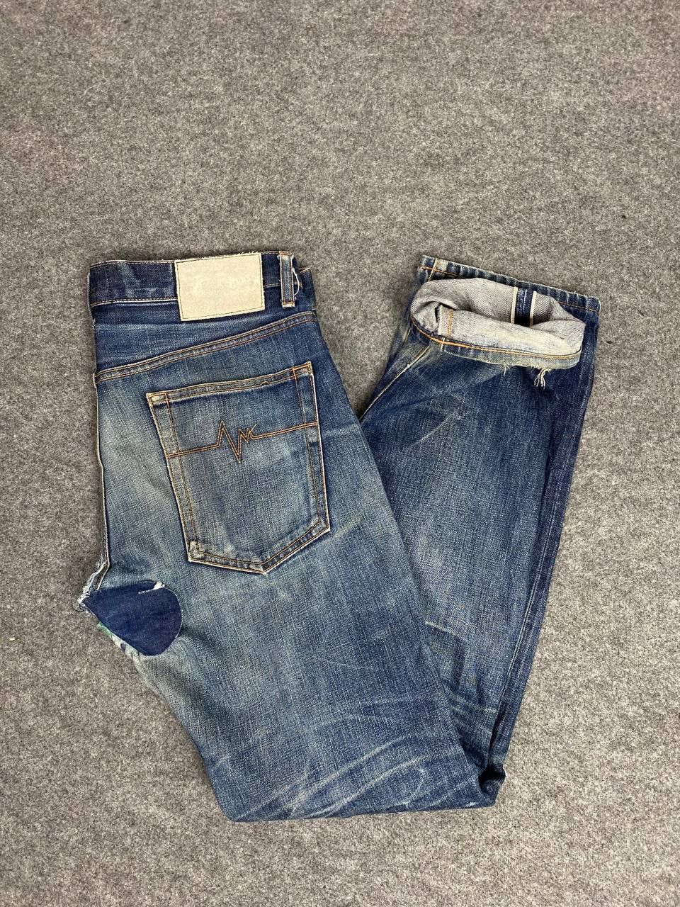 Japanese Brand vintage japanese brands selvedge denim distressed Size US 35 - 2 Thumbnail
