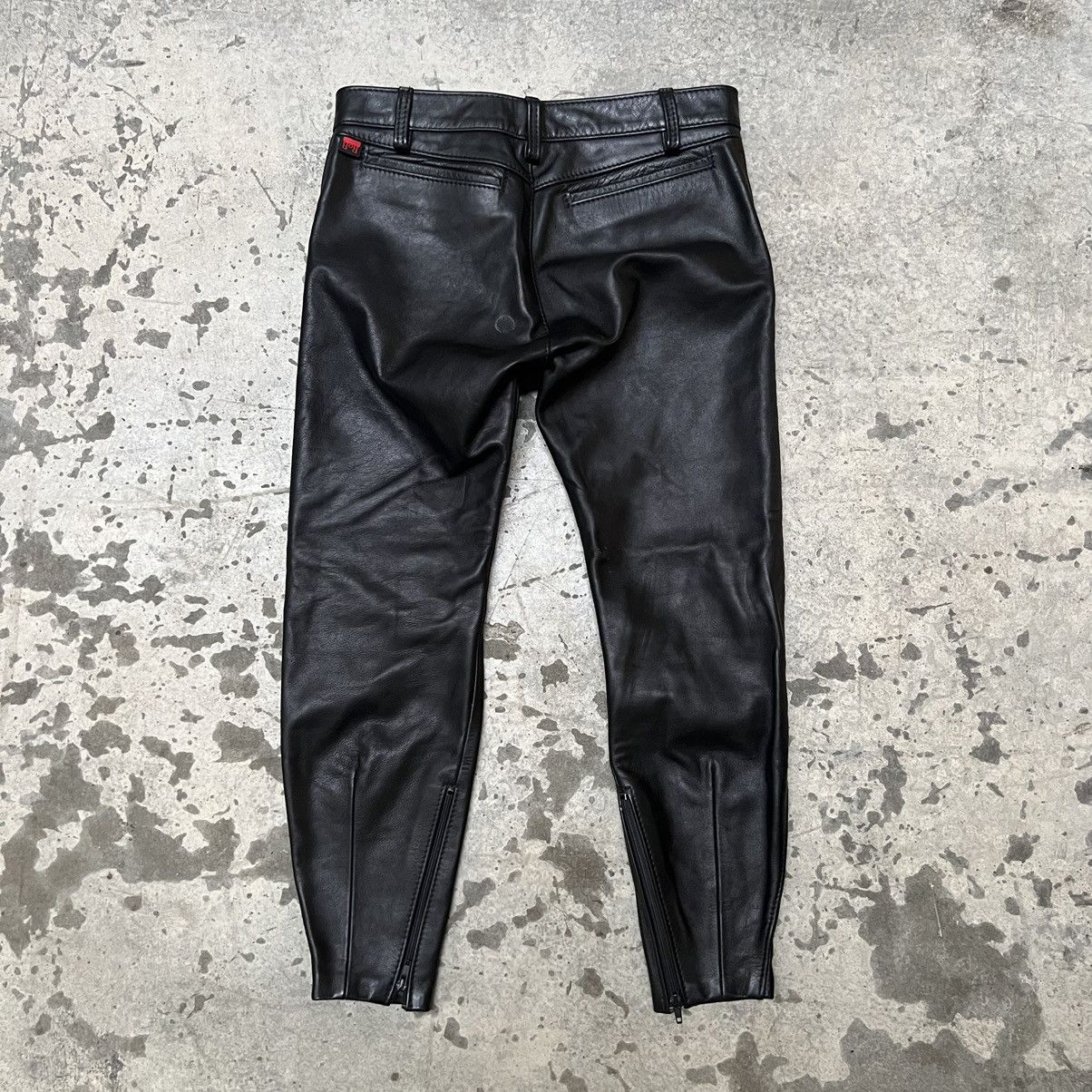 Vintage 31x24 Rob Amsterdam black leather fetish bondage pants. Gay |  Grailed