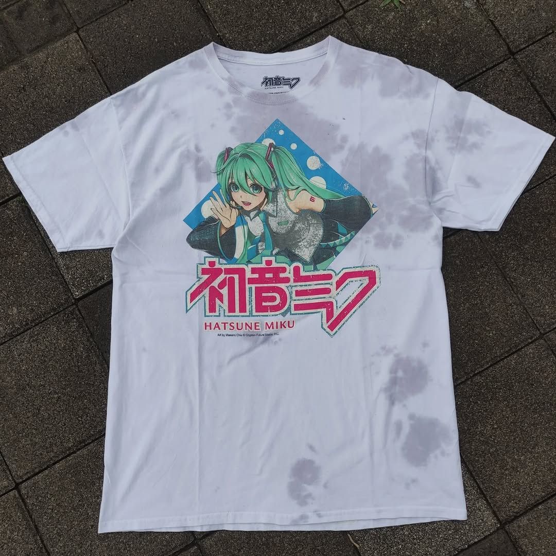 Anime Hatsune Miku Tie Dye Rare Tshirt Size US L / EU 52-54 / 3 - 2 Thumbnail
