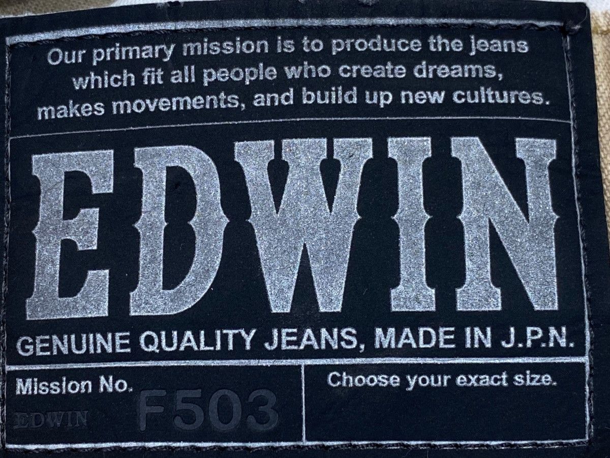 Edwin Edwin Light Wash Baggy Style Jeans Size US 36 / EU 52 - 11 Thumbnail