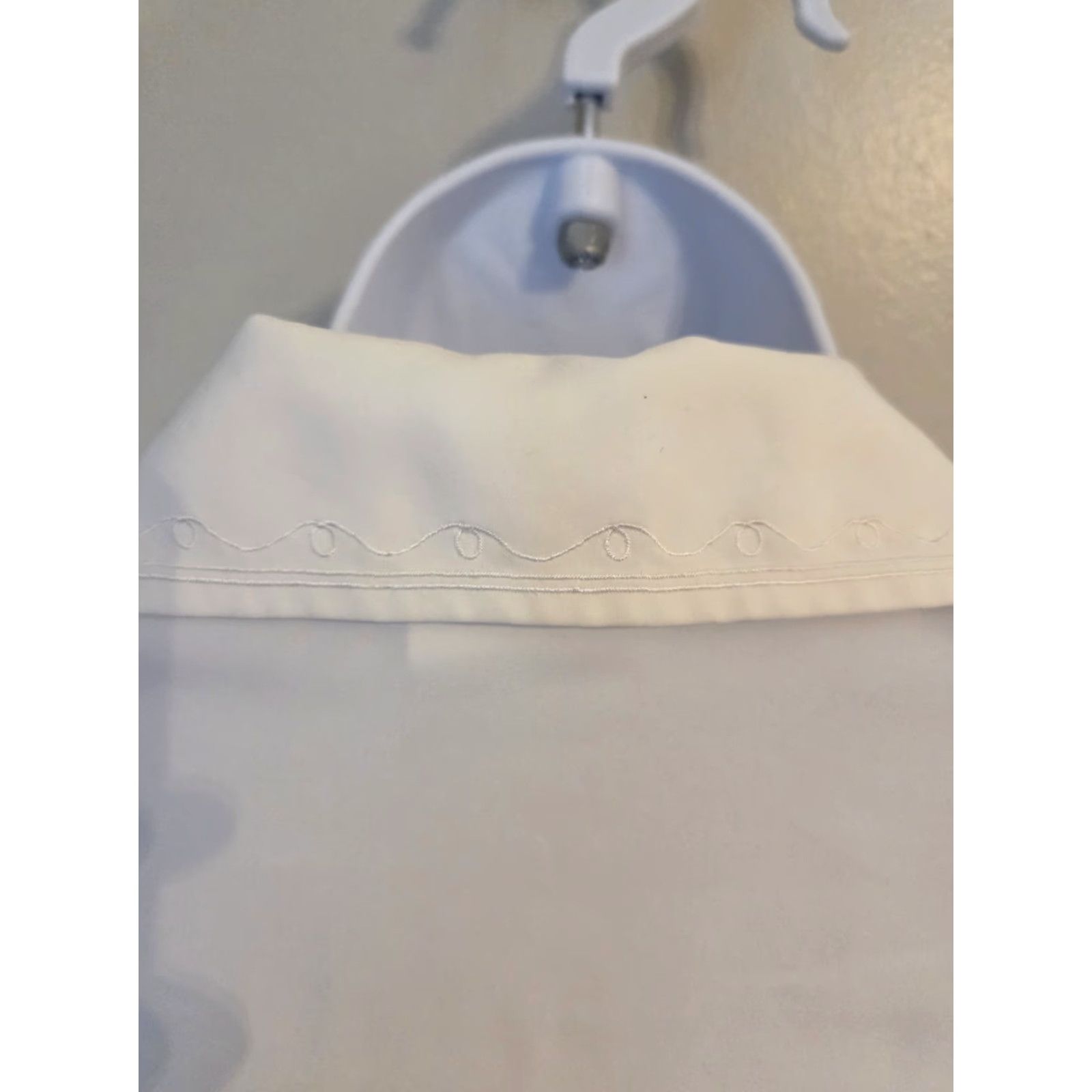 Vintage VINTAGE Koret White Embroidered Trim Button Up Top Blouse Shirt Womens Size 12 1980s 90s 80s Polyester Size XL / US 12-14 / IT 48-50 - 7 Thumbnail
