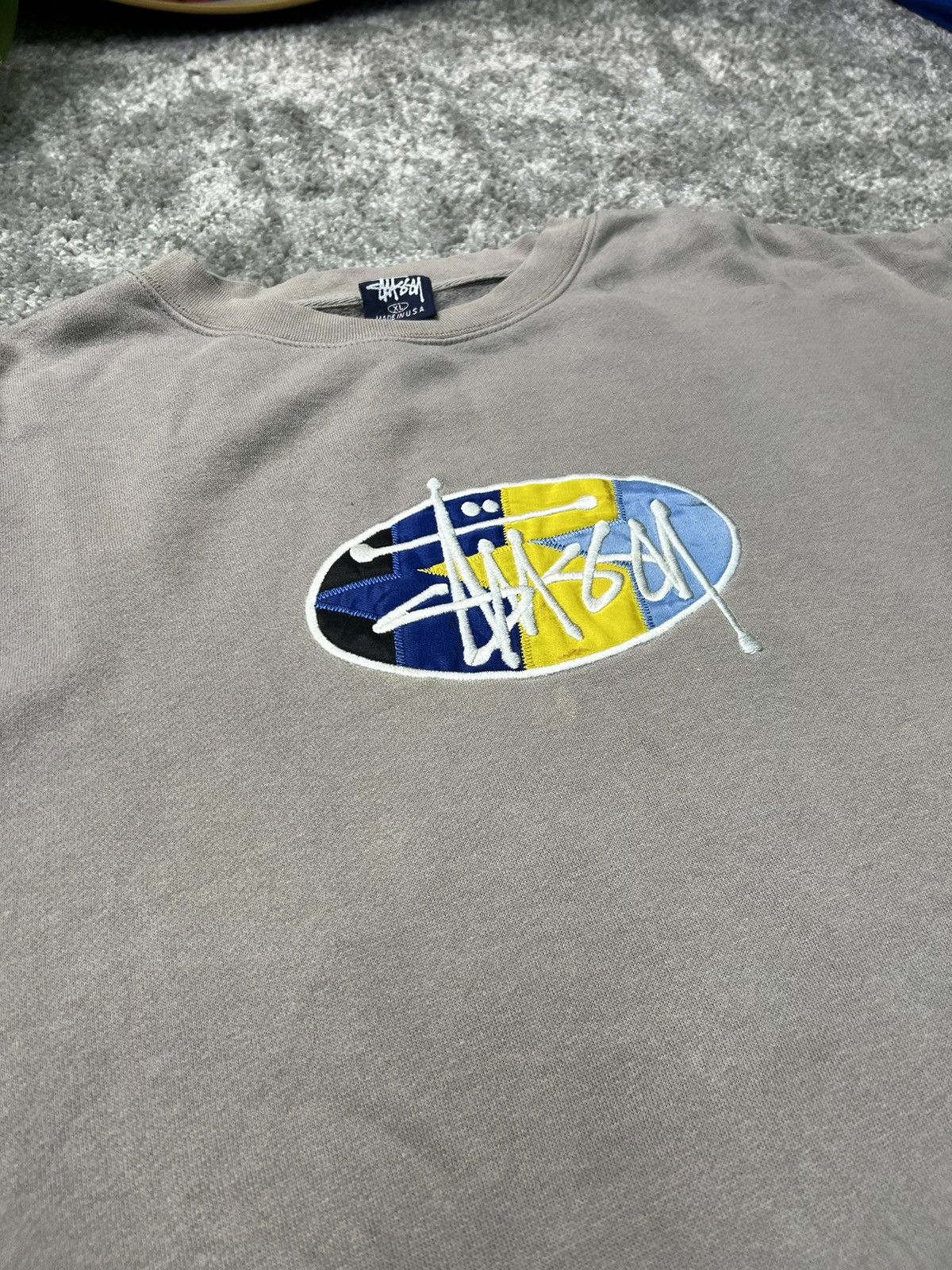 Stussy × Vintage Stussy Vintage Sweatshirt Size US XL / EU 56 / 4 - 3 Thumbnail